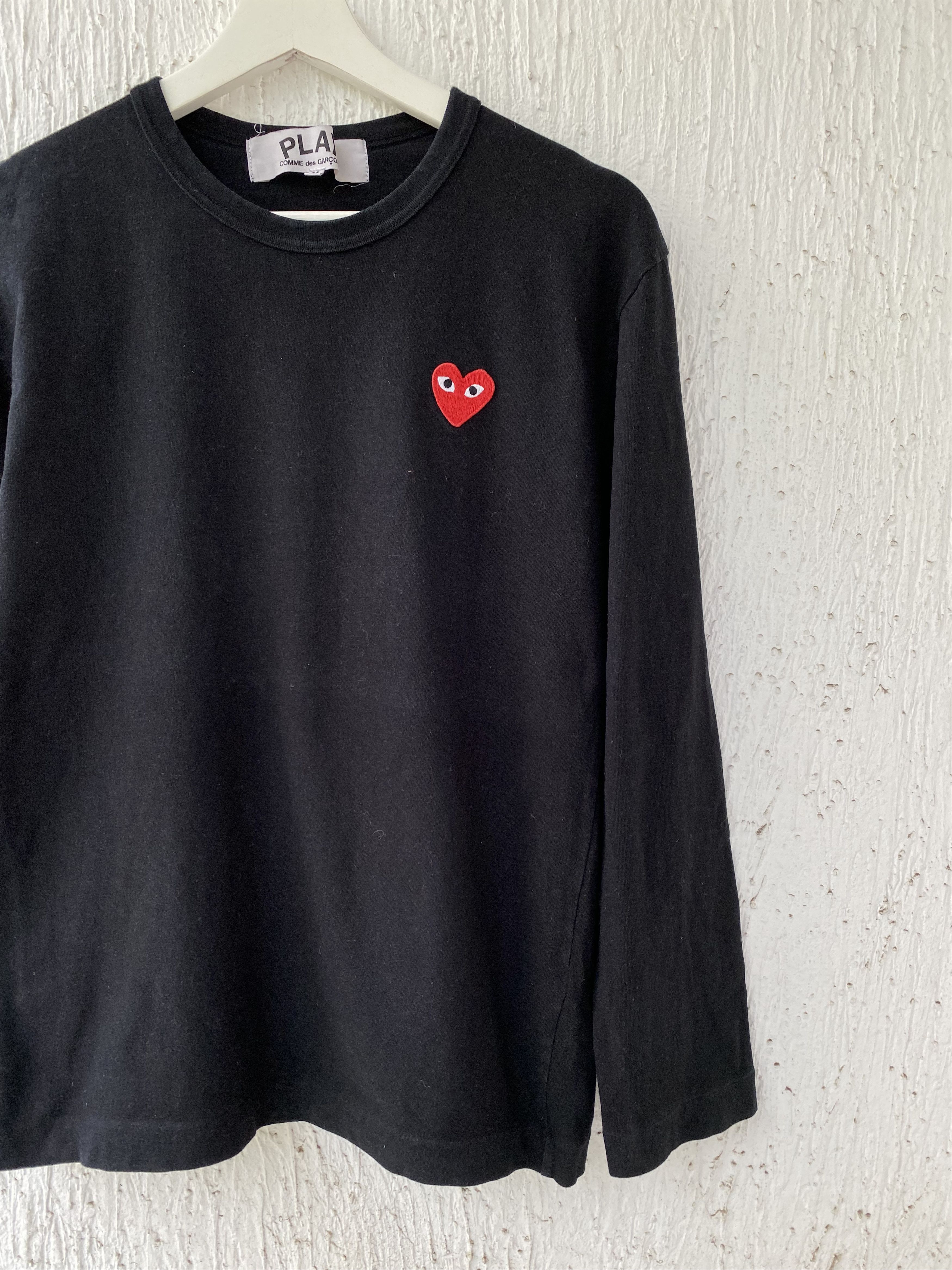 Comme des Garcons PLAY Long Sleeve Logo T-shirt Size US M / EU 48-50 / 2 - 2 Thumbnail