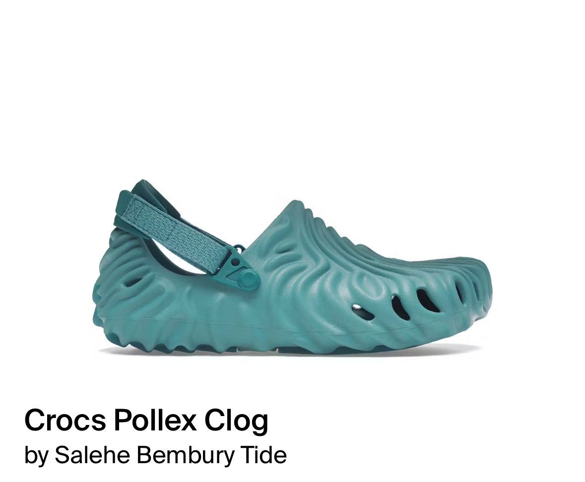 Crocs × Salehe Bembury SALEHE BEMBURY X CROCS THE POLLEX CLOG - TURQUOISE TONIC M10 Size US 10 / EU 43 - 1 Thumbnail