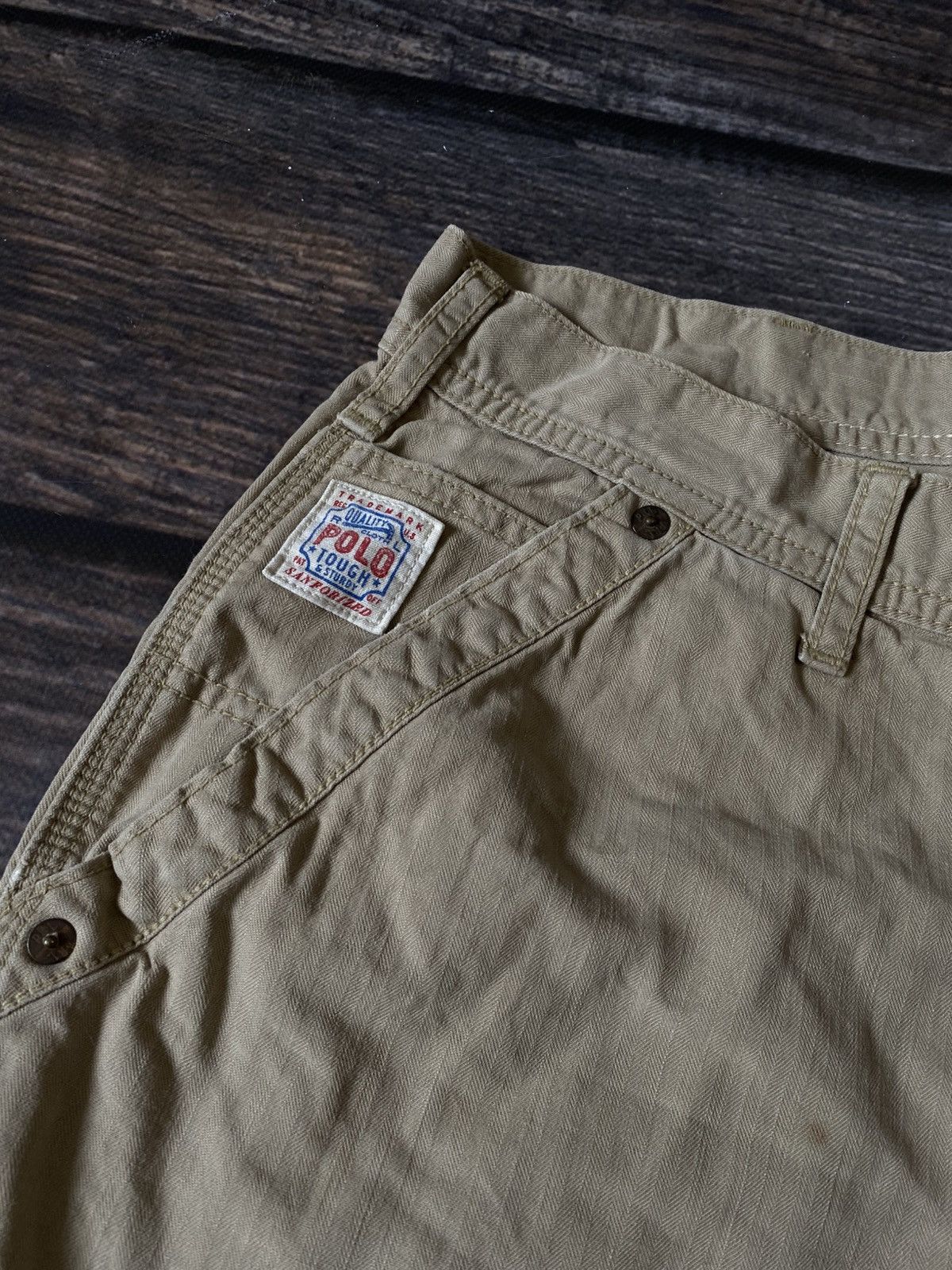 Polo Ralph Lauren × Ralph Lauren × Vintage Ralph Lauren cargo work short 90s Size US 36 / EU 52 - 4 Thumbnail
