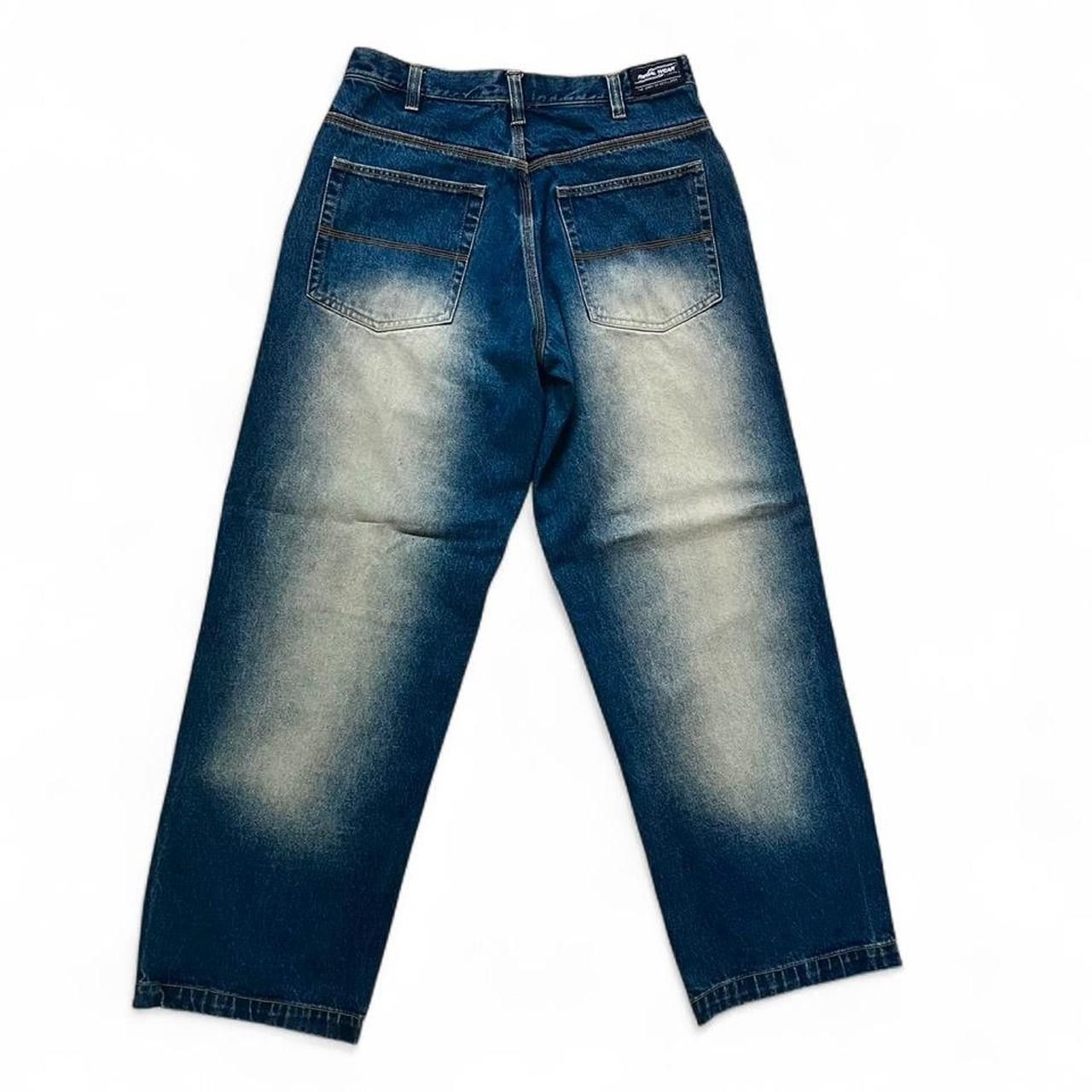 Other Regal Wear y2k blue baggy distressed faded wash jeans Size US 34 / EU 50 - 2 Thumbnail