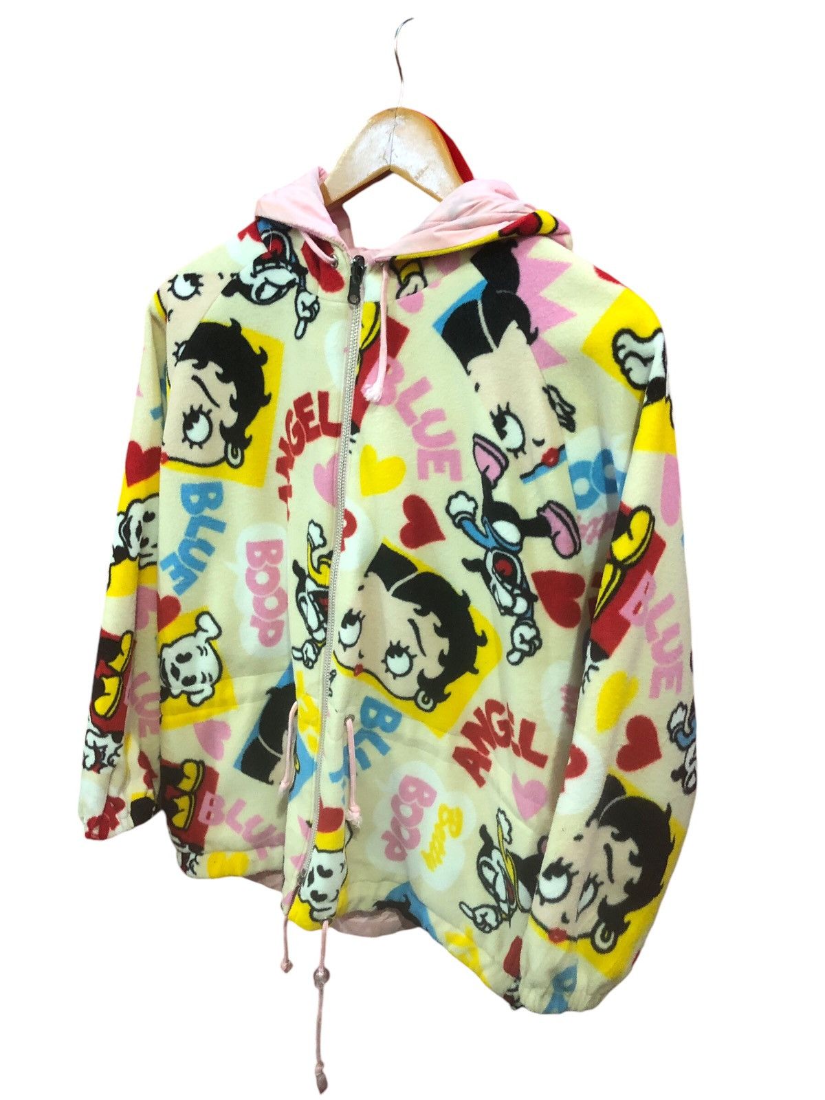 Cartoon Network × Vintage Vintage Betty Boop Allover Printed Reversible Hoodie Jacket Size US M / EU 48-50 / 2 - 3 Thumbnail