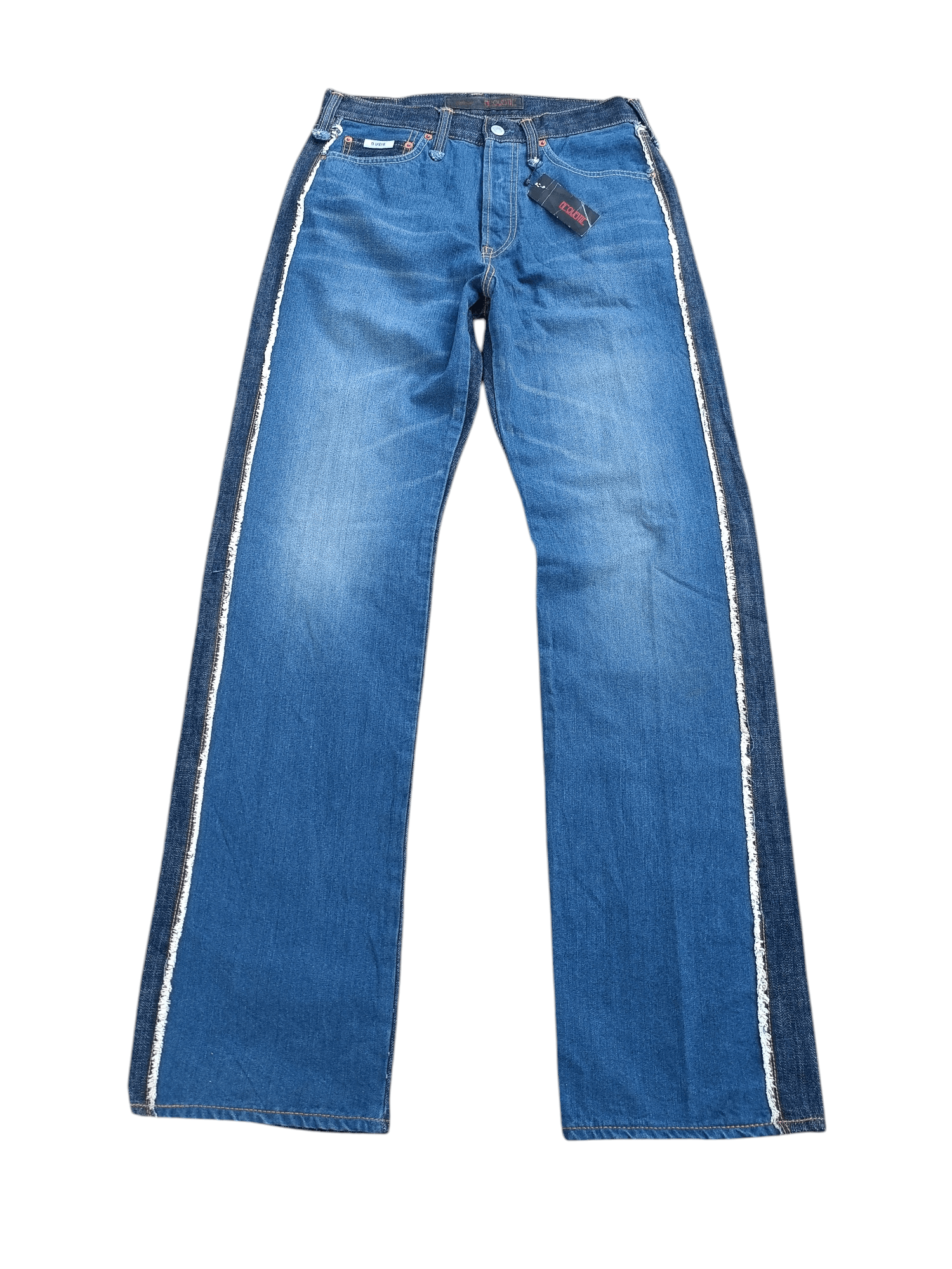 Japanese Brand × Tornado Mart Acoustic Japanese Brand Rare Stripe Design Denim E198 Size US 30 / EU 46 - 2 Thumbnail