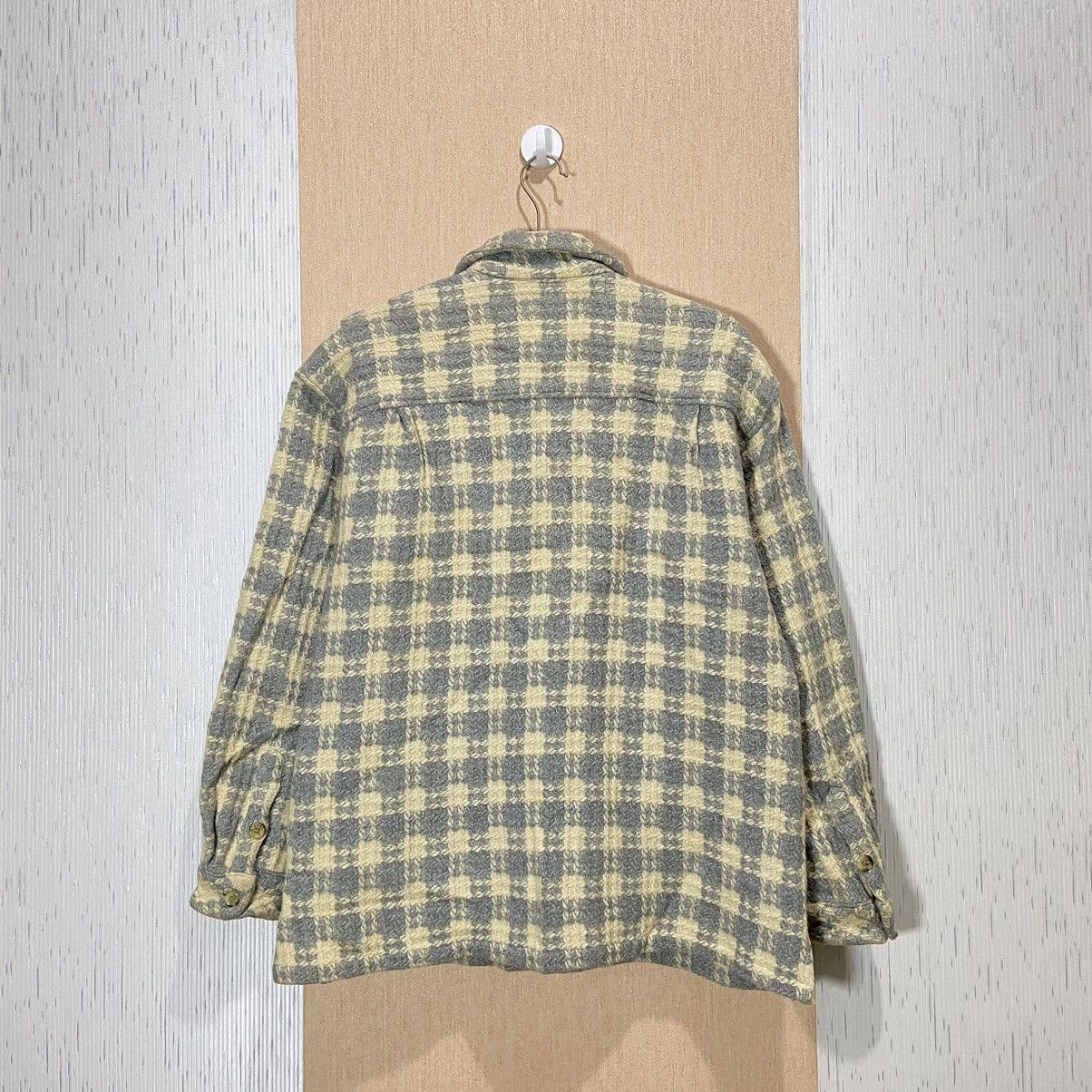 Japanese Brand Vintage Chelly Boes Outer Wool Plaid Shirt Size US L / EU 52-54 / 3 - 2 Thumbnail