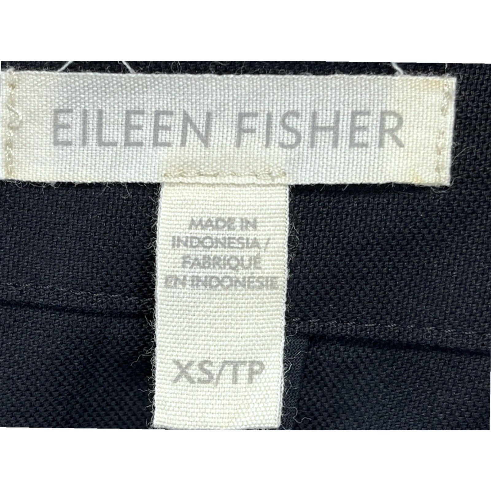 Eileen Fisher VINTAGE Eileen Fisher Cotton Open Front Jacket Womens XS Black Minimalist Classic Size XS / US 0-2 / IT 36-38 - 5 Thumbnail