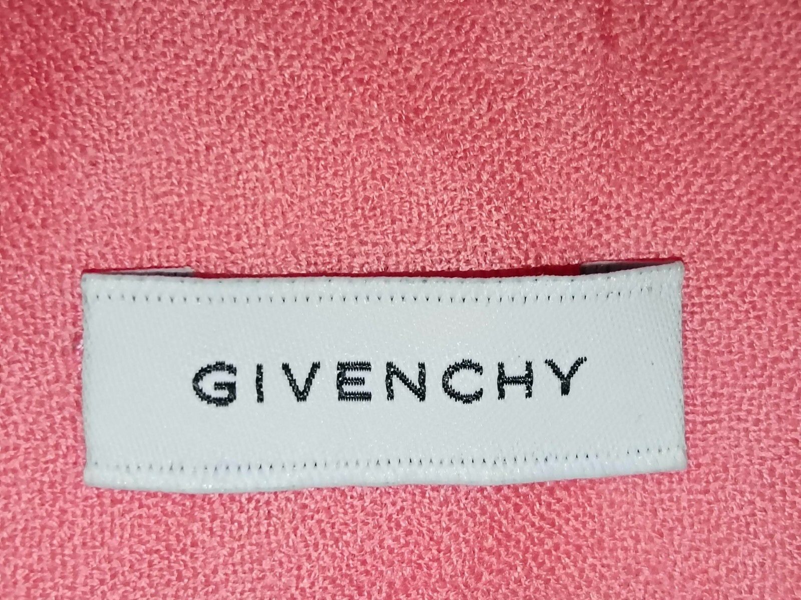 Givenchy GIVENCHY PARIS FRANCE Oversized Peach Vintage Cashmere Shawl Size ONE SIZE - 2 Thumbnail
