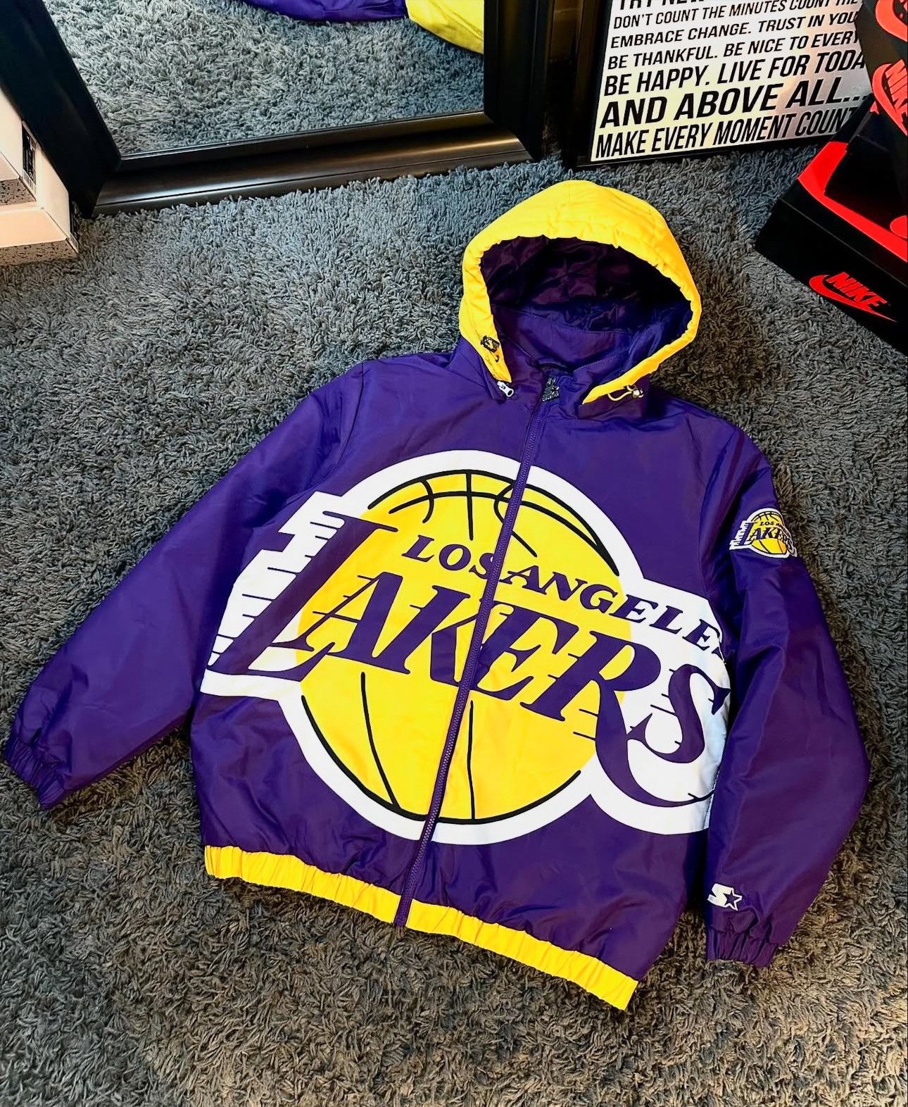 Starter Men’s Starter Purple Los Angeles Lakers Size US XL / EU 56 / 4 - 1 Preview