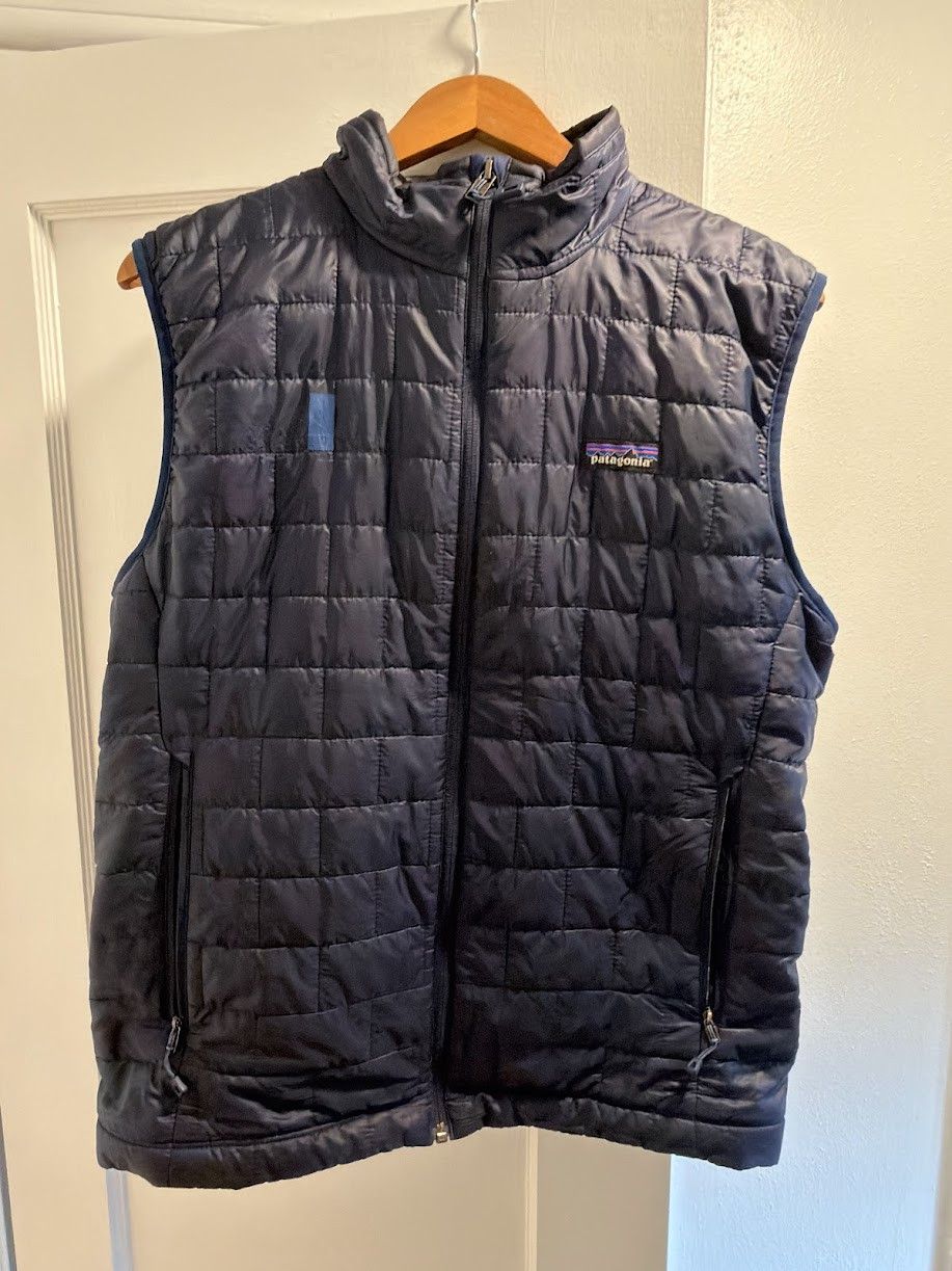 Patagonia Patagonia Nano Puff Vest Men’s Medium Navy Blue Size US M / EU 48-50 / 2 - 1 Thumbnail