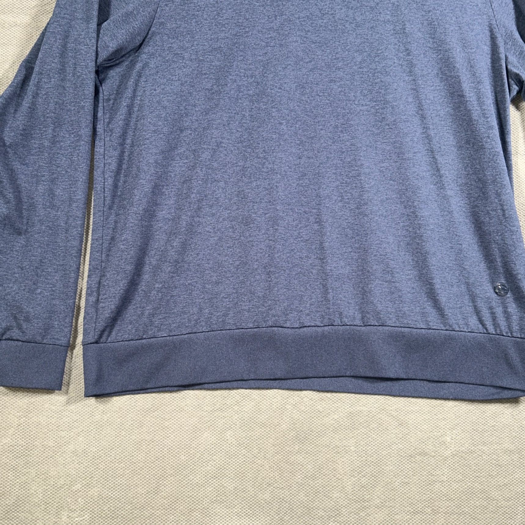 Vintage L.L. Bean Hooded Pullover Shirt XL Men Blue High Neck Sweatshirt Regular Size US XL / EU 56 / 4 - 4 Thumbnail