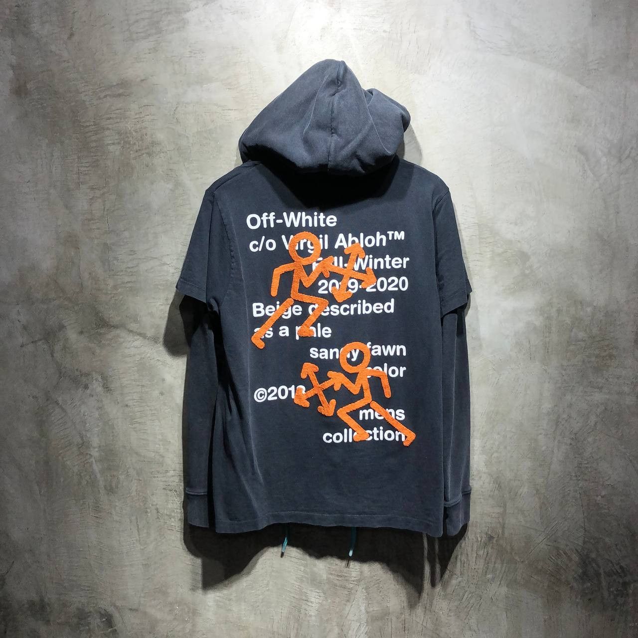 Off-White Off-White Pictogram Incompiuto double sleeves hoodie Size US S / EU 44-46 / 1 - 1 Thumbnail