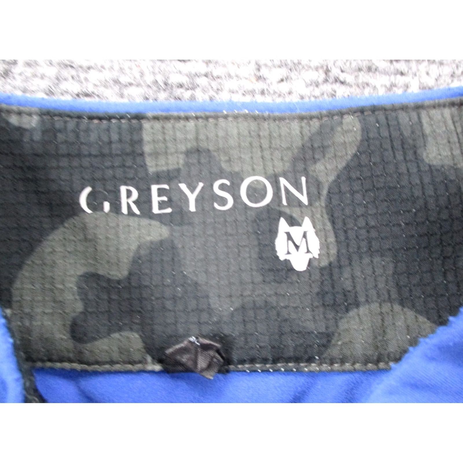 Vintage Greyson Jacket Men M Blue Lightweight Weathergear 1/4 Zip Windbreaker Regular Size M Mens Jacket Size US M / EU 48-50 / 2 - 6 Thumbnail
