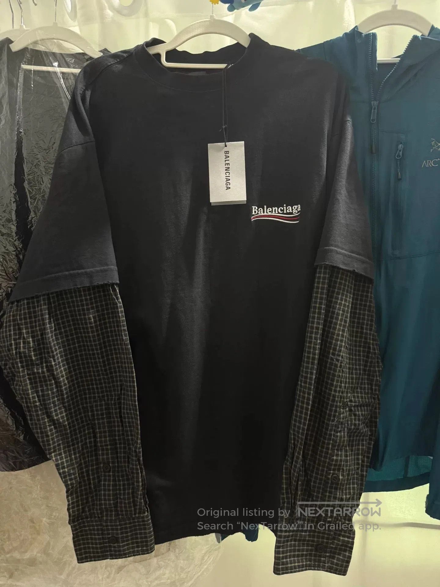 Balenciaga Balenciaga 23ss Coke Embroidery LS Top. Size US M / EU 48-50 / 2 - 2 Thumbnail