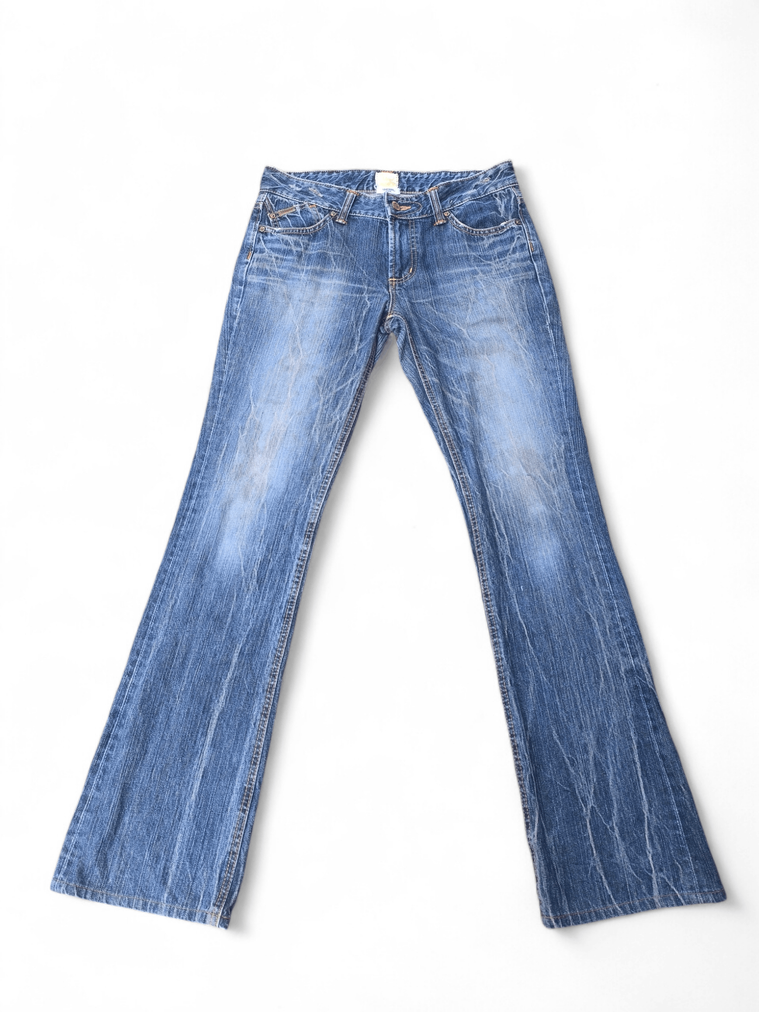 Edwin × Japanese Brand × Le Grande Bleu (L.G.B.) EDWIN ROCKERS BOOTCUT FLARE JEANS Size US 31 - 7 Thumbnail