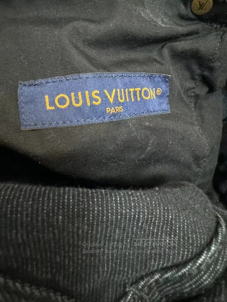 Louis Vuitton Louis Vuitton SS24 Embossed Denim Jeans. Size US 32 / EU 48 - 4 Thumbnail