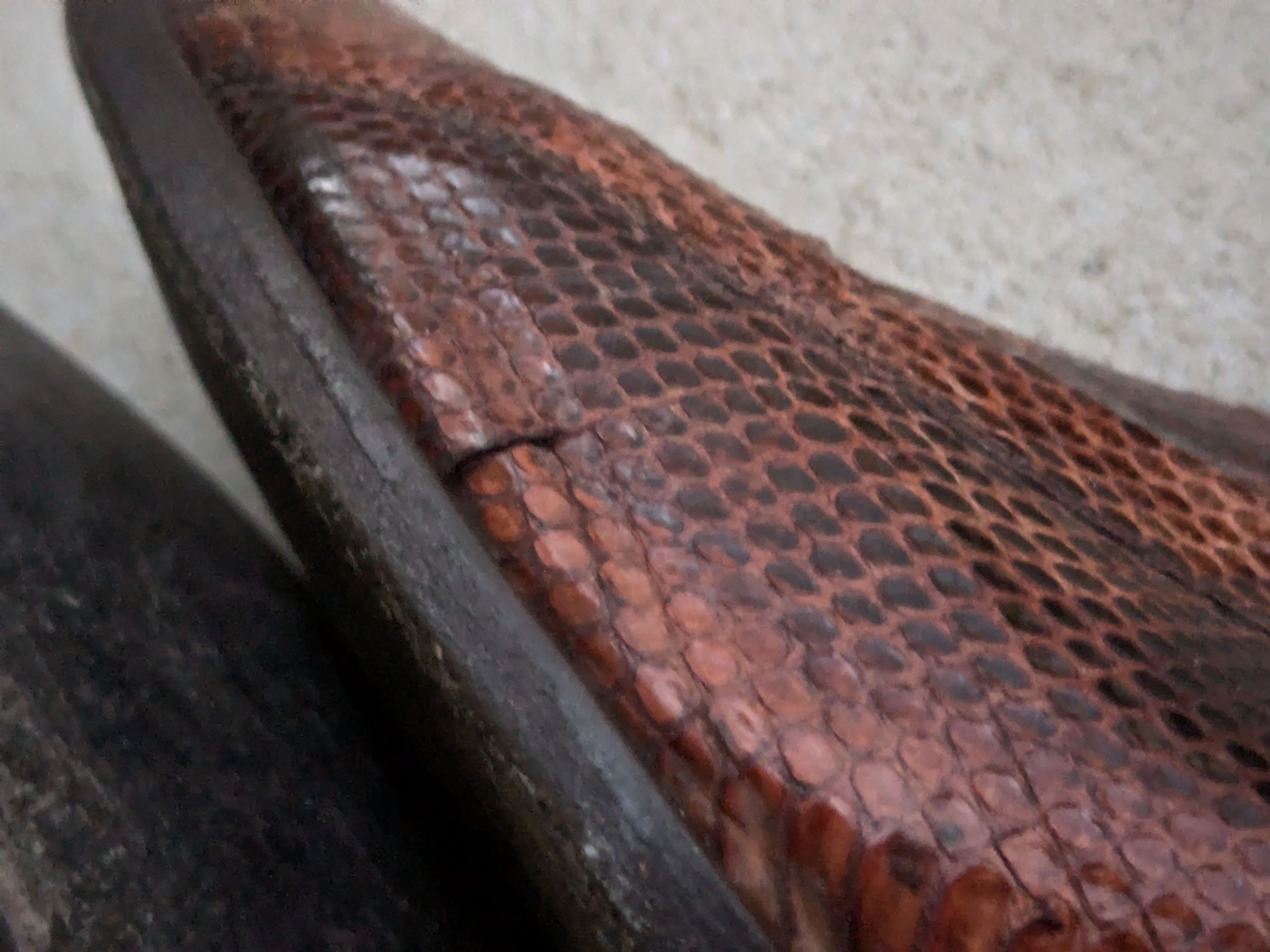 Dan Post × Vintage Dan Post Cowboy Boots Brown 10 EW Wide Snake Leather Size US 10 / EU 43 - 9 Thumbnail