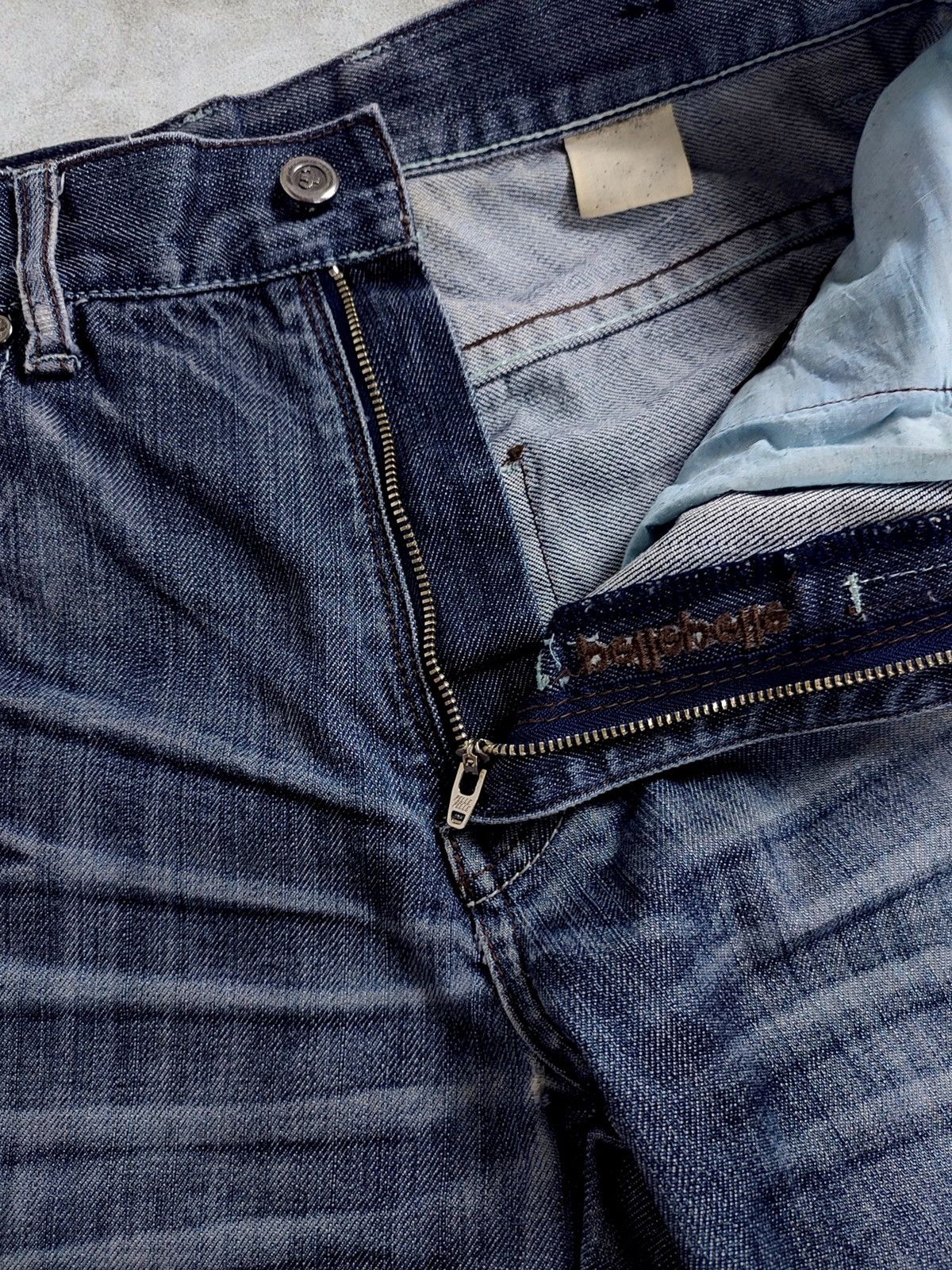 Pelle Pelle Y2K Pelle Pelle Straight Fit Distressed Denim Jeans Size US 30 / EU 46 - 9 Thumbnail
