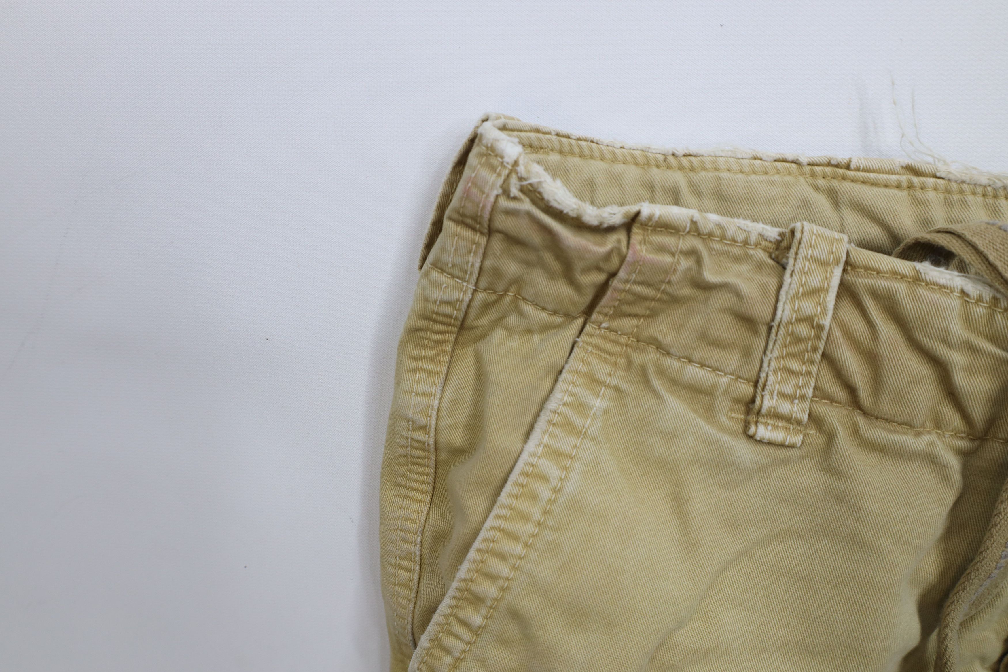 Abercrombie & Fitch × Vintage Vintage Abercrombie & Fitch Button Fly Heavy Cargo Shorts Size US 33 - 8 Thumbnail