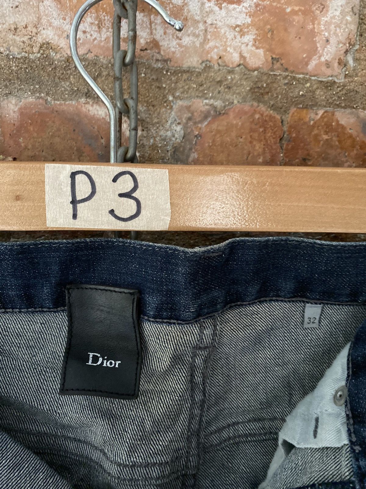 Dior 2000s DIOR Homme hedi slimane coal Dirty pants Size US 33 - 11 Thumbnail