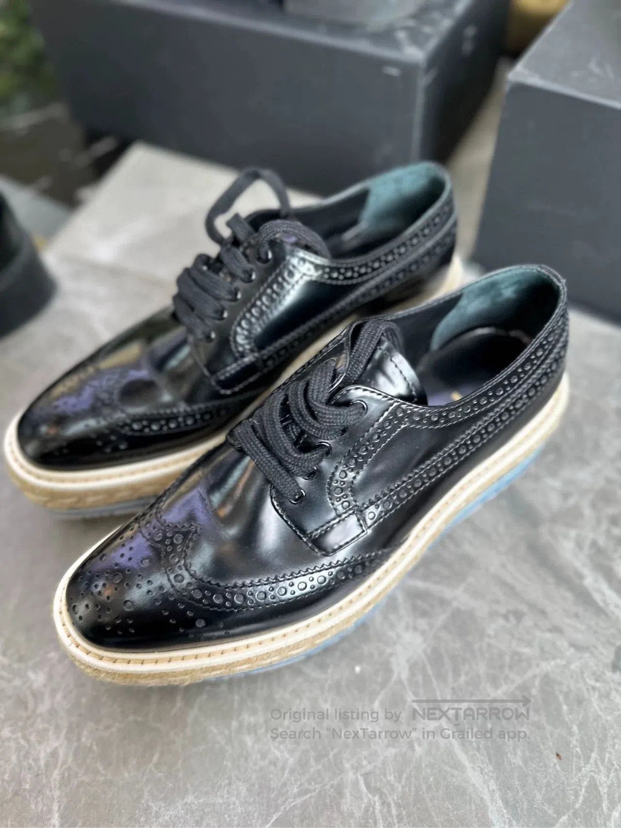 Prada Prada Women's Runway Platform Shoes. Size US 5 / IT 35 - 3 Thumbnail