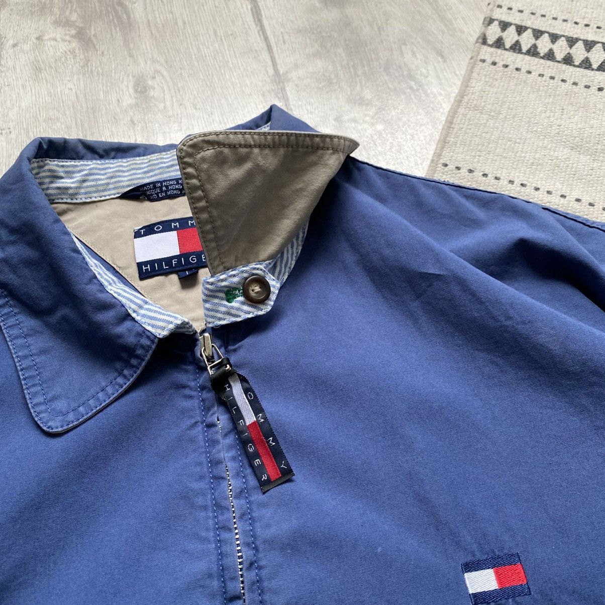 Tommy Hilfiger Vintage 90s Faded Tommy Hilfiger jacket light bomber Y2K Size US XL / EU 56 / 4 - 7 Thumbnail