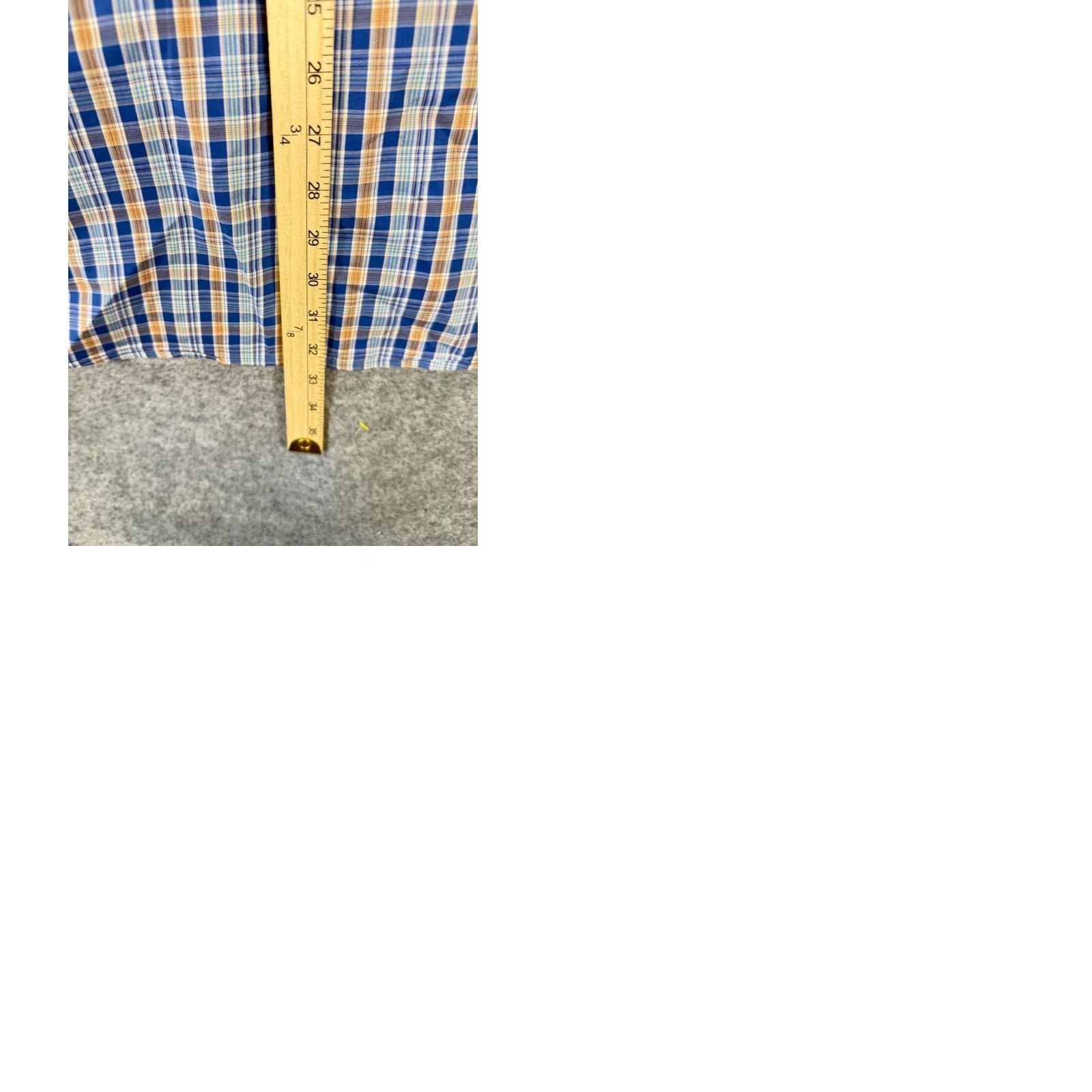 Peter Millar Peter Millar Shirt Mens L Blue Orange Plaid Button Down Long Sleeve Classic Size US L / EU 52-54 / 3 - 9 Thumbnail