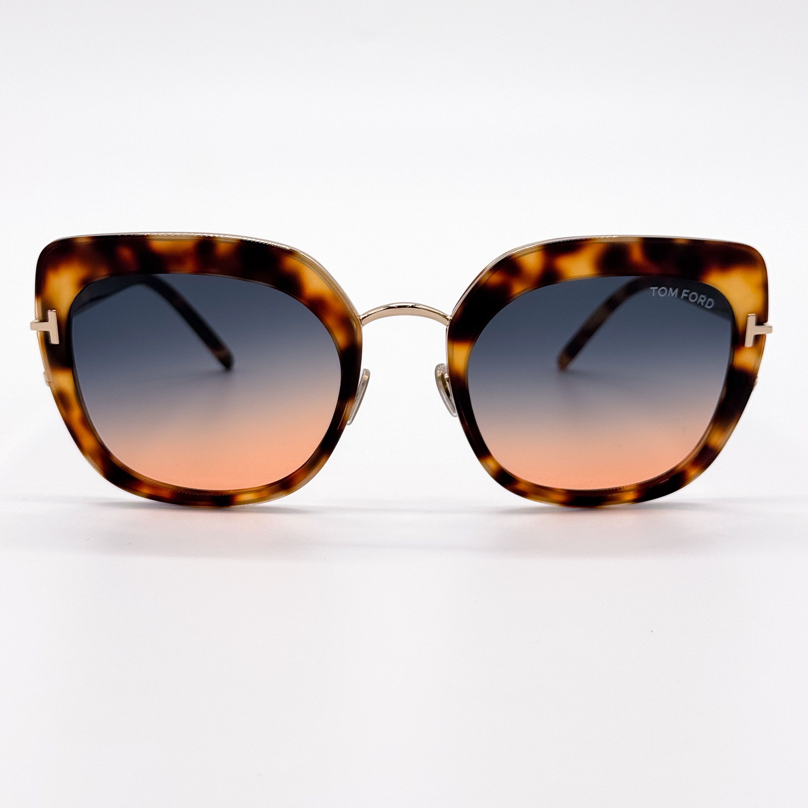 Tom Ford NEW TOM FORD VIRGINIA TF945 53P SUNGLASSES FT0945/S HAVANA Size ONE SIZE - 3 Thumbnail