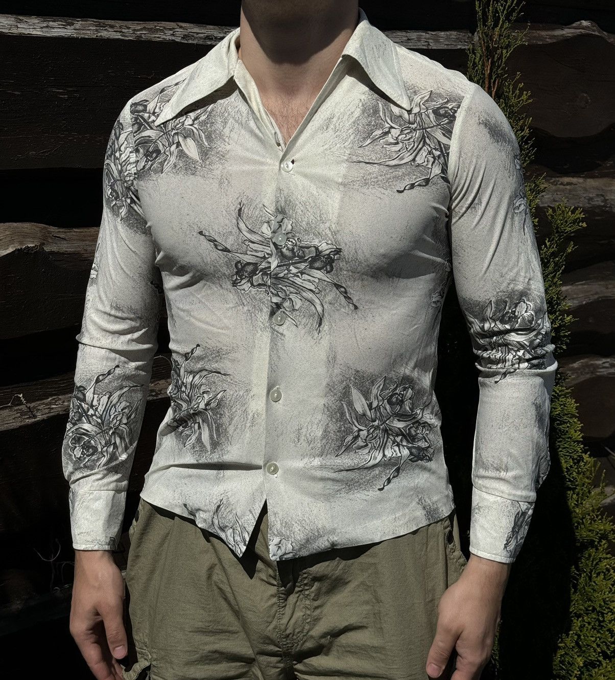 Designer × Vintage 80ʼs Made in California Disco Style Spearpoint collar shirt Size US M / EU 48-50 / 2 - 1 Thumbnail