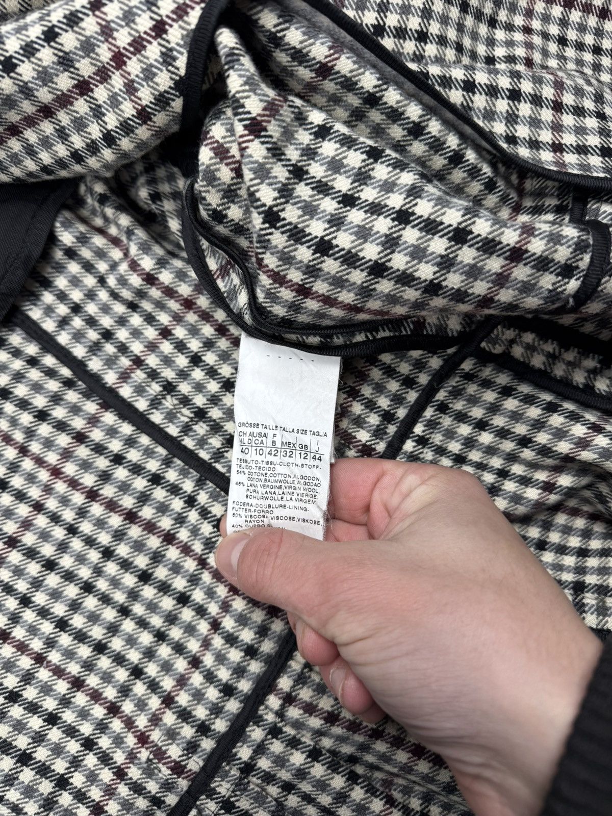 Weekend Max Mara Weekend Max Mara Check Trench Coat Size L / US 10 / IT 46 - 10 Thumbnail