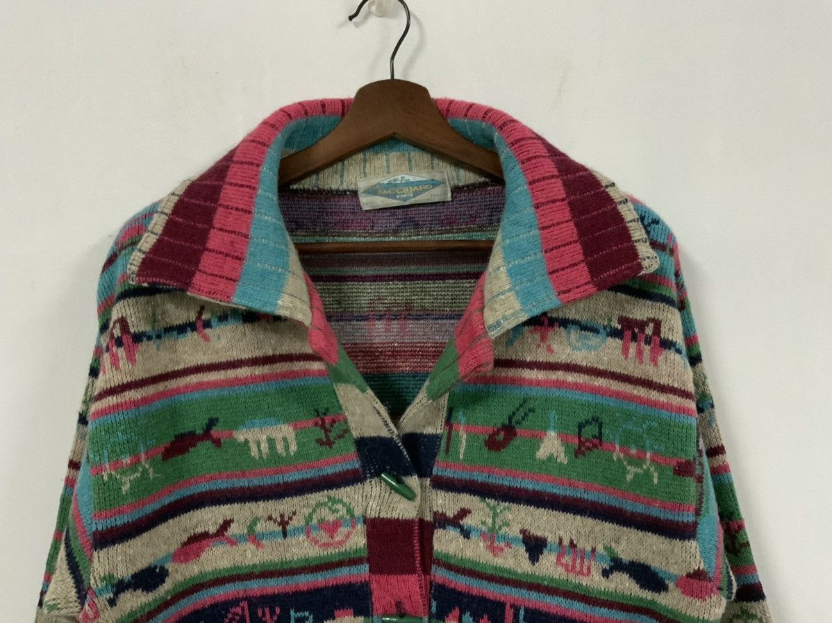 If Six Was Nine Jacquard Paris Navajo / Serapi Knit Sweater Size US M / EU 48-50 / 2 - 4 Thumbnail