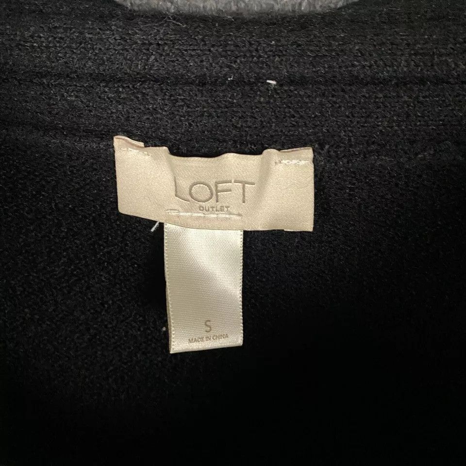Loft Loft Sweater Women's Small Knit Black Acrylic Blend Adults S Size S / US 4 / IT 40 - 3 Thumbnail