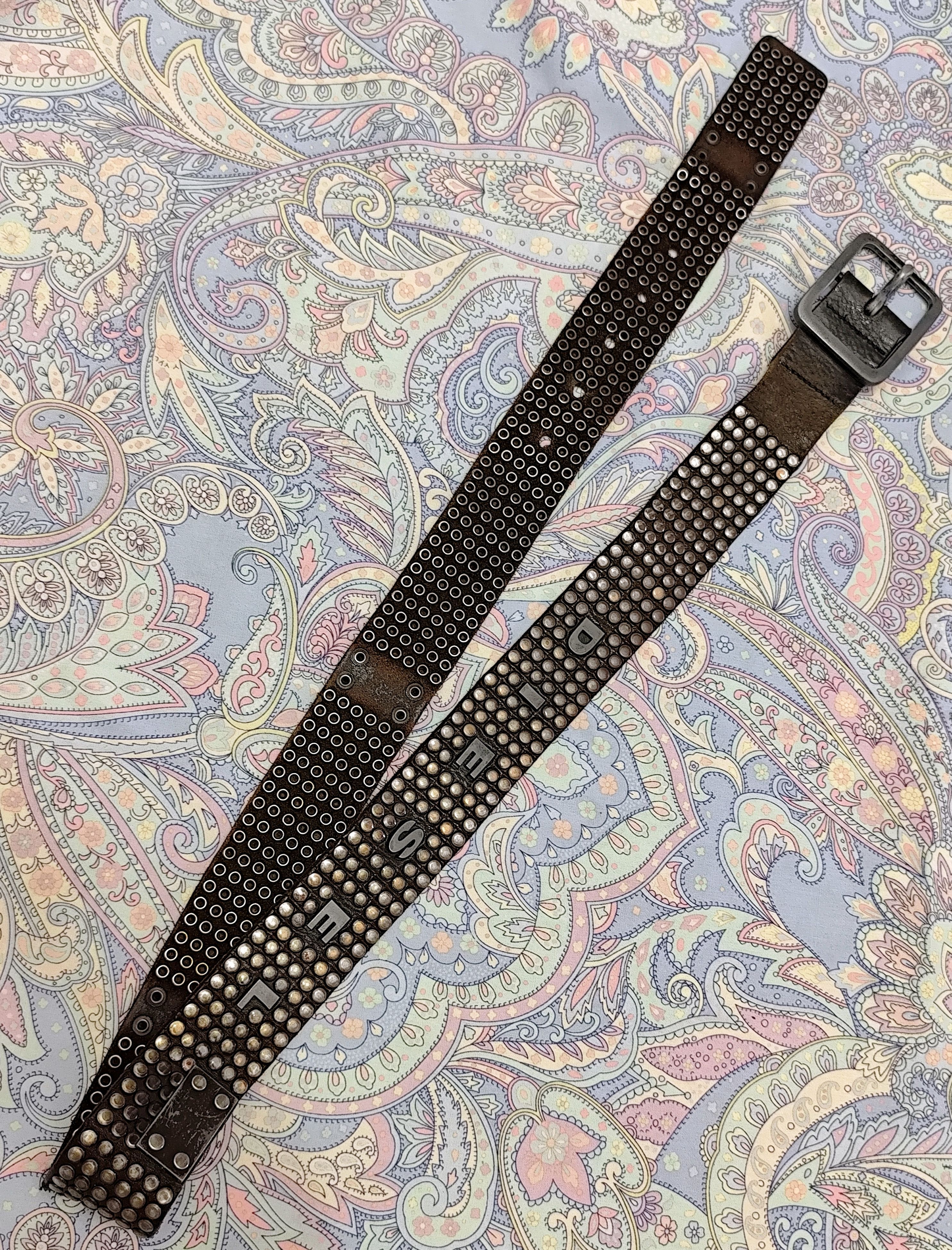 Diesel × Hysteric Glamour DIESEL Studded Circles Leather Archive