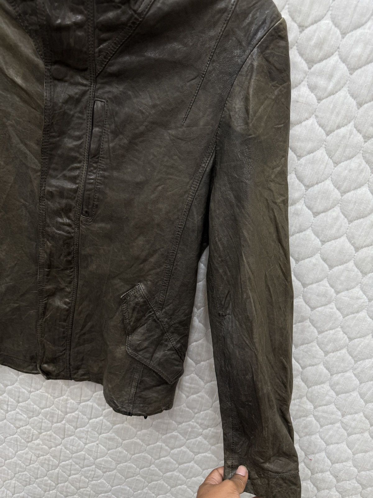 Solid Homme 🔥🔥🔥ARCHIVE SOLID HOMME WOOYOUNGMI BONO LEATHER JACKET Size US S / EU 44-46 / 1 - 14 Thumbnail