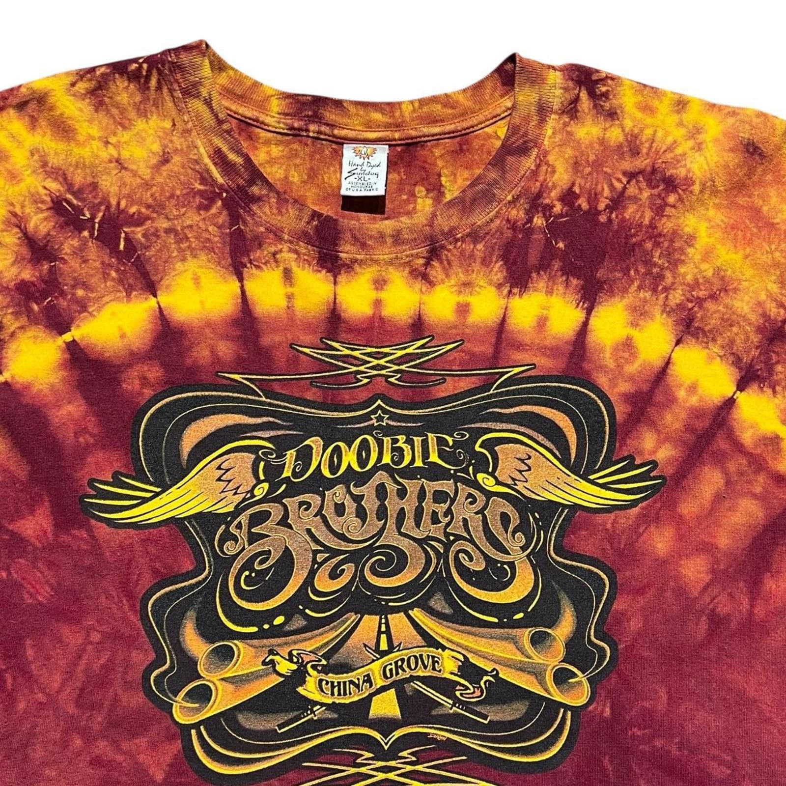 Other Vintage Doobie Brothers 2007 China Grove Tour Tie Dye Shirt Size US XL / EU 56 / 4 - 4 Thumbnail