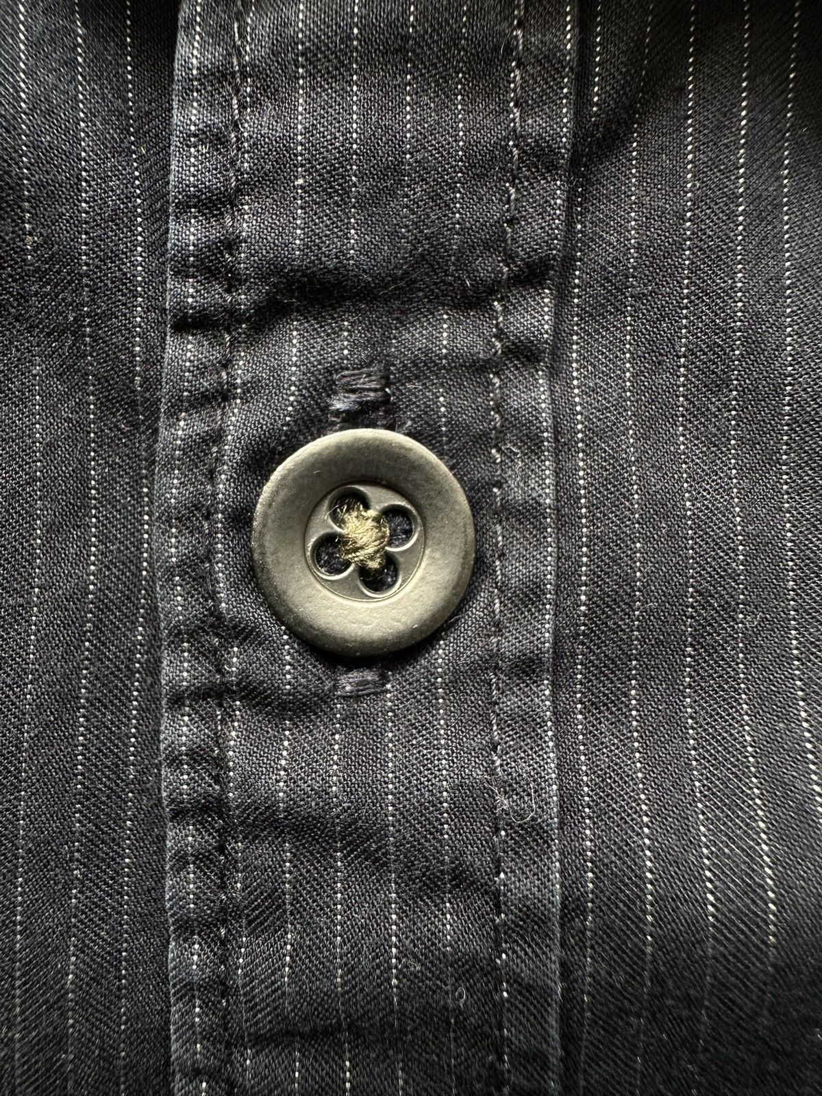 Lounge Lizard 00's - Lounge Lizard pinstripe double pocket shirt Size US M / EU 48-50 / 2 - 14 Thumbnail