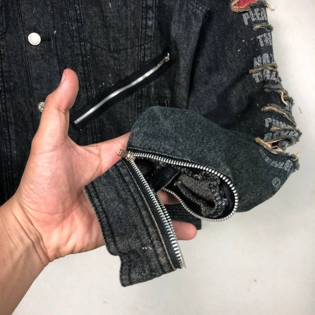 Edition Japan Distressed Multi Motif Rare Mad Denim Jacket Inspired LGB Size US M / EU 48-50 / 2 - 7 Thumbnail