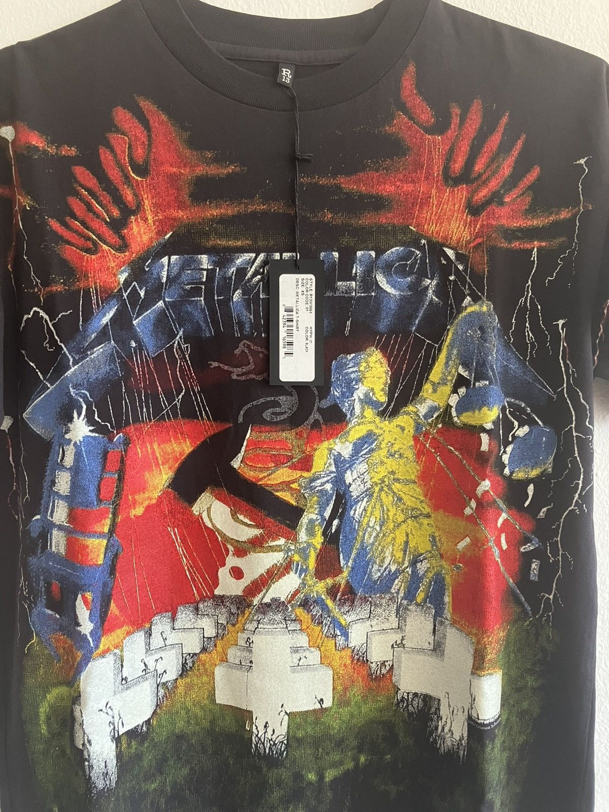 Metallica Deadstock R13 Metallica all over print t shirt Size US M / EU 48-50 / 2 - 2 Thumbnail