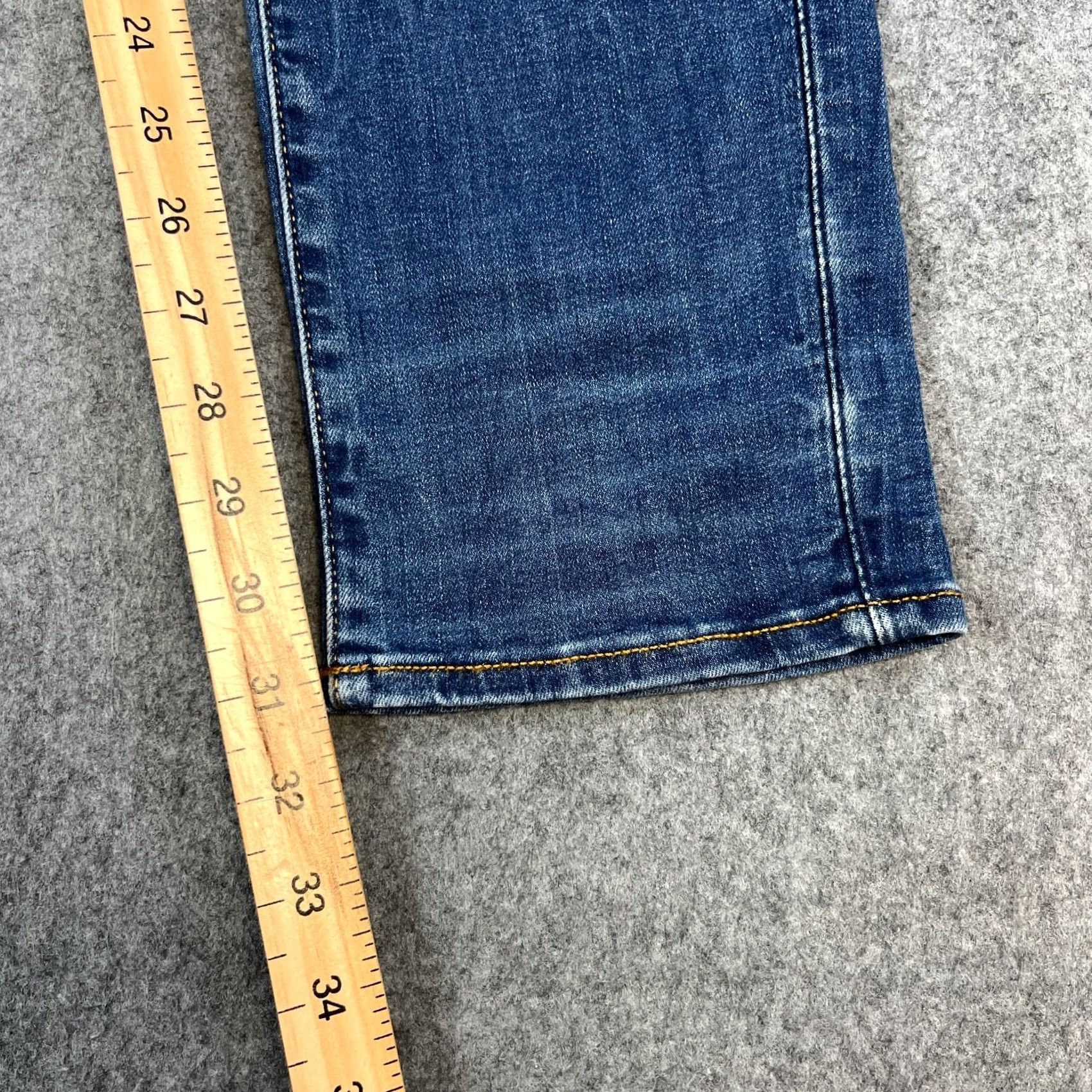 G-Star G-Star Womens Jeans Midge Straight 30 32 UK 10 Medium Wash Blue Stretch Low Rise Jeans Size 32" / US 10 / IT 46 - 4 Thumbnail