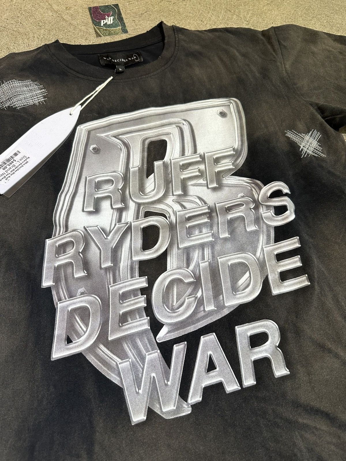 Who Decides War Who Decides War Ruff Ryders Decide War Tee Black sz XL Size US XL / EU 56 / 4 - 3 Thumbnail