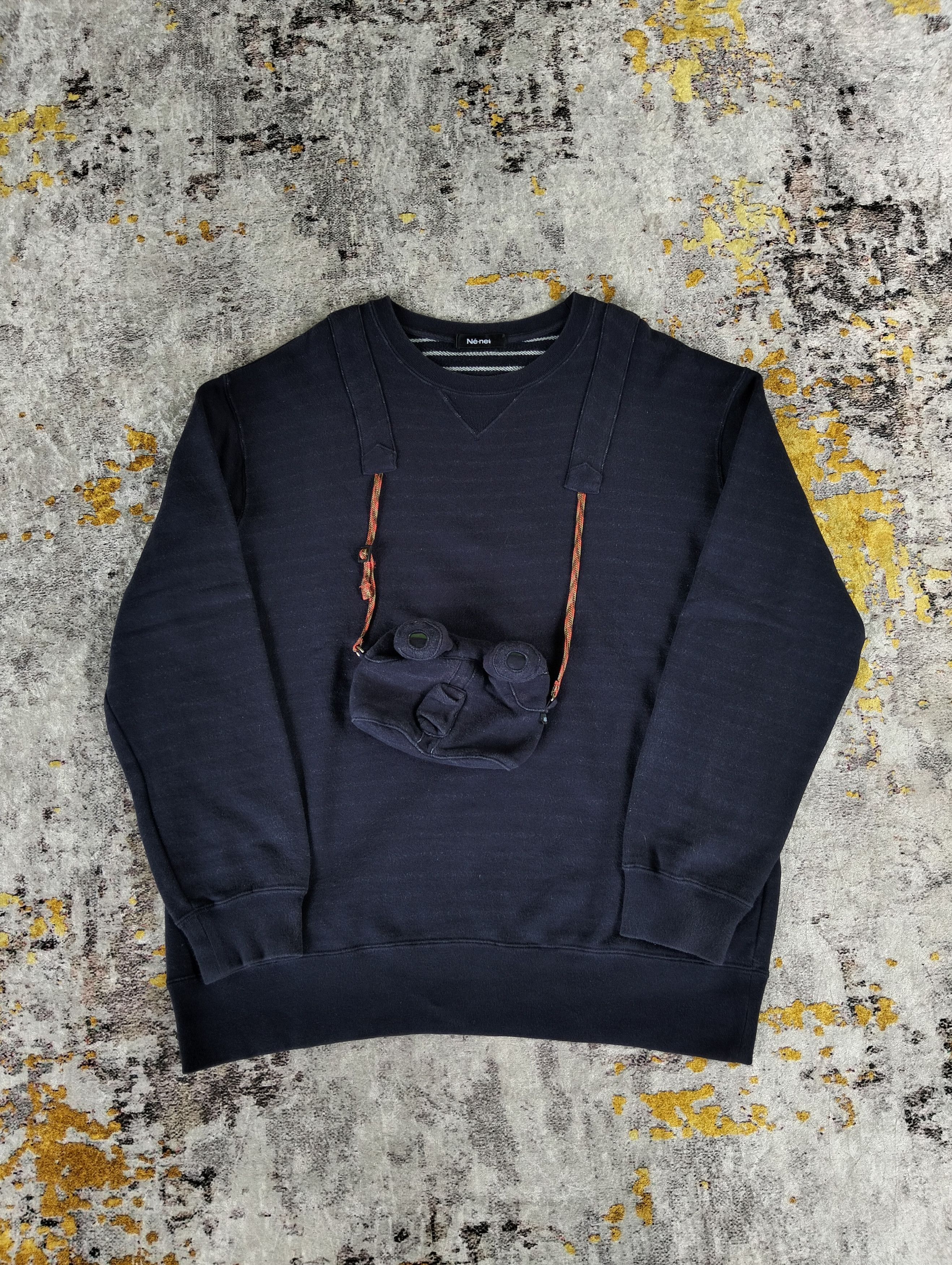 Ne-Net Ne-Net by Issey Miyake 3D Camera Crewneck Sweatshirts Size US L / EU 52-54 / 3 - 1 Thumbnail