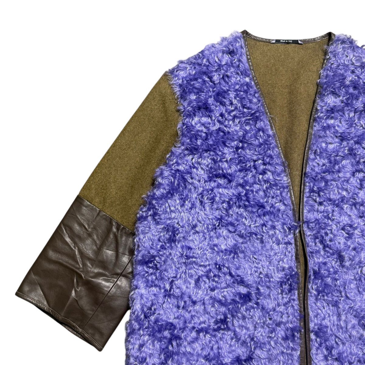Maison Margiela Luxurios Pieces Maison Margiela Leather Sleeve Coat Size XS / US 0-2 / IT 36-38 - 6 Thumbnail