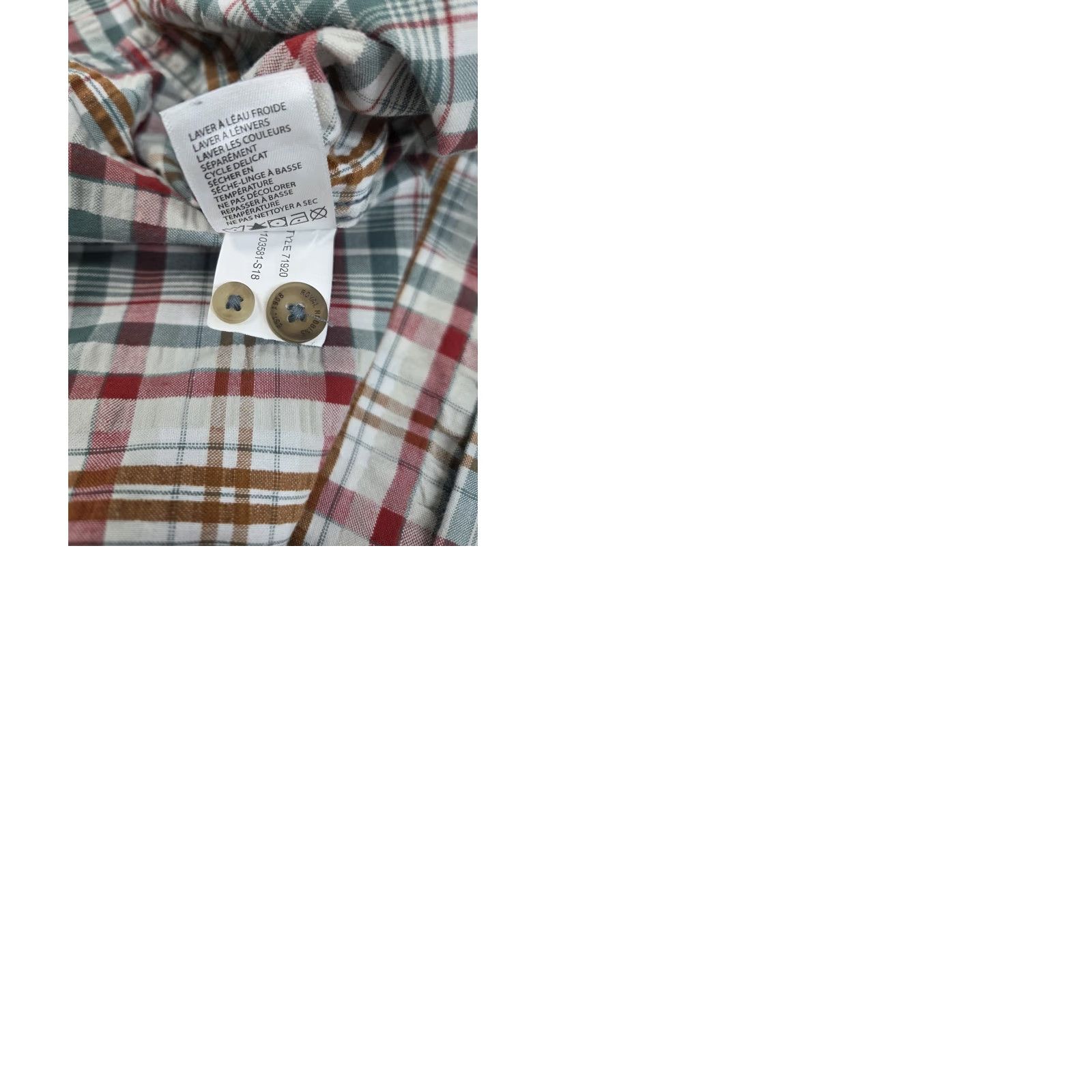 Royal Robbins VINTAGE Royal Robbins Mens Short Sleeve Button Up Plaid Shirt XXL Size US XXL / EU 58 / 5 - 9 Thumbnail