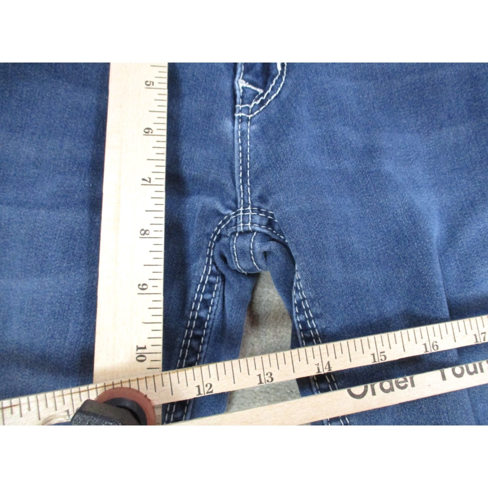 Vintage **Rock Revival Skinny Jeans Blue Women's 28** User: Rock Revival Skinny Blue Jeans Women's 28 Size 28" / US 6 / IT 42 - 7 Thumbnail