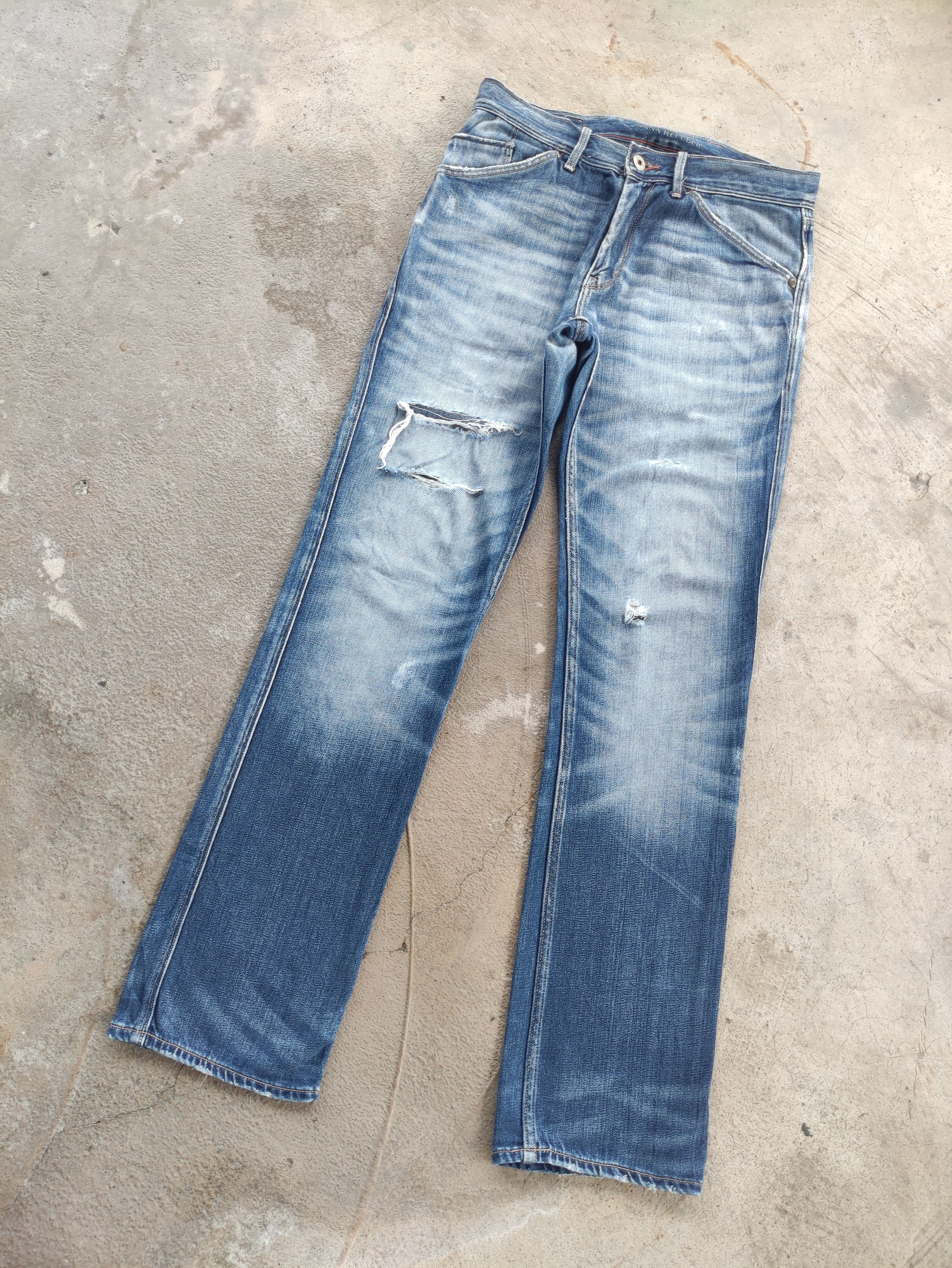Banana Republic Vintage Banana Republic Denim Distressed Faded Denim Size US 30 / EU 46 - 2 Thumbnail