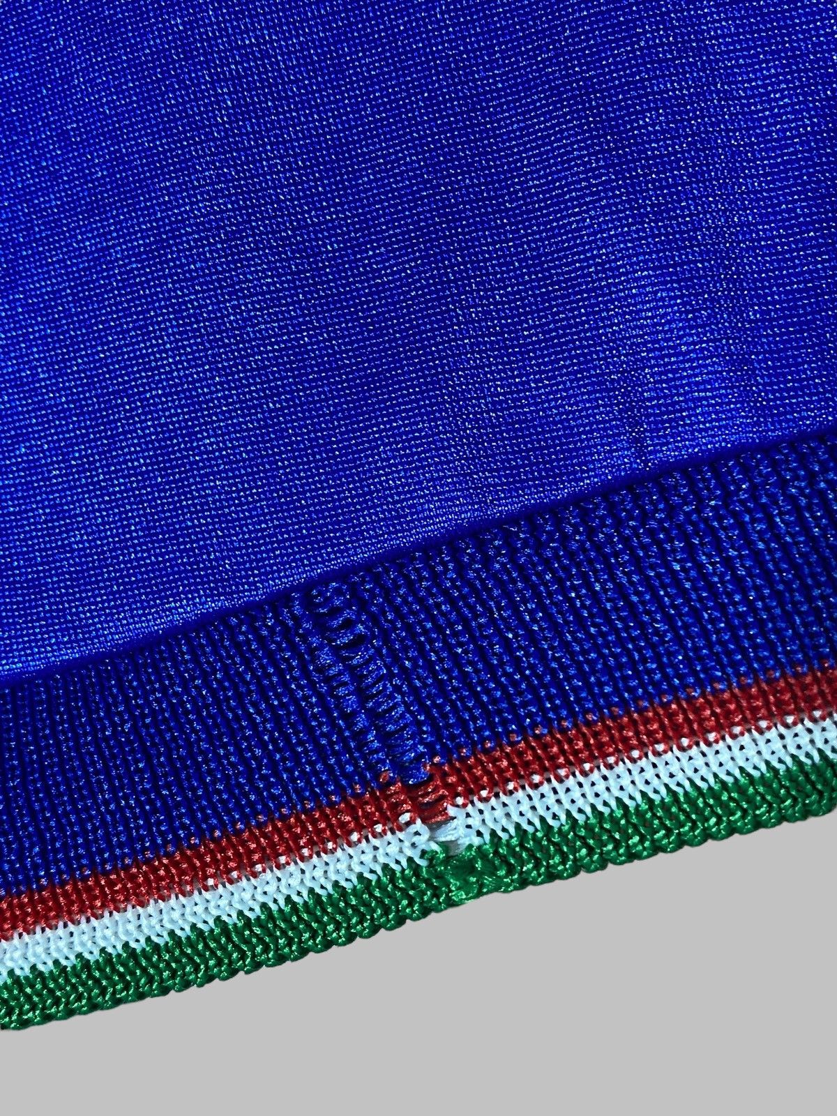 Diadora Vintage 80s Italy National Team Football Shirt Jeraey Blue Size US L / EU 52-54 / 3 - 11 Thumbnail