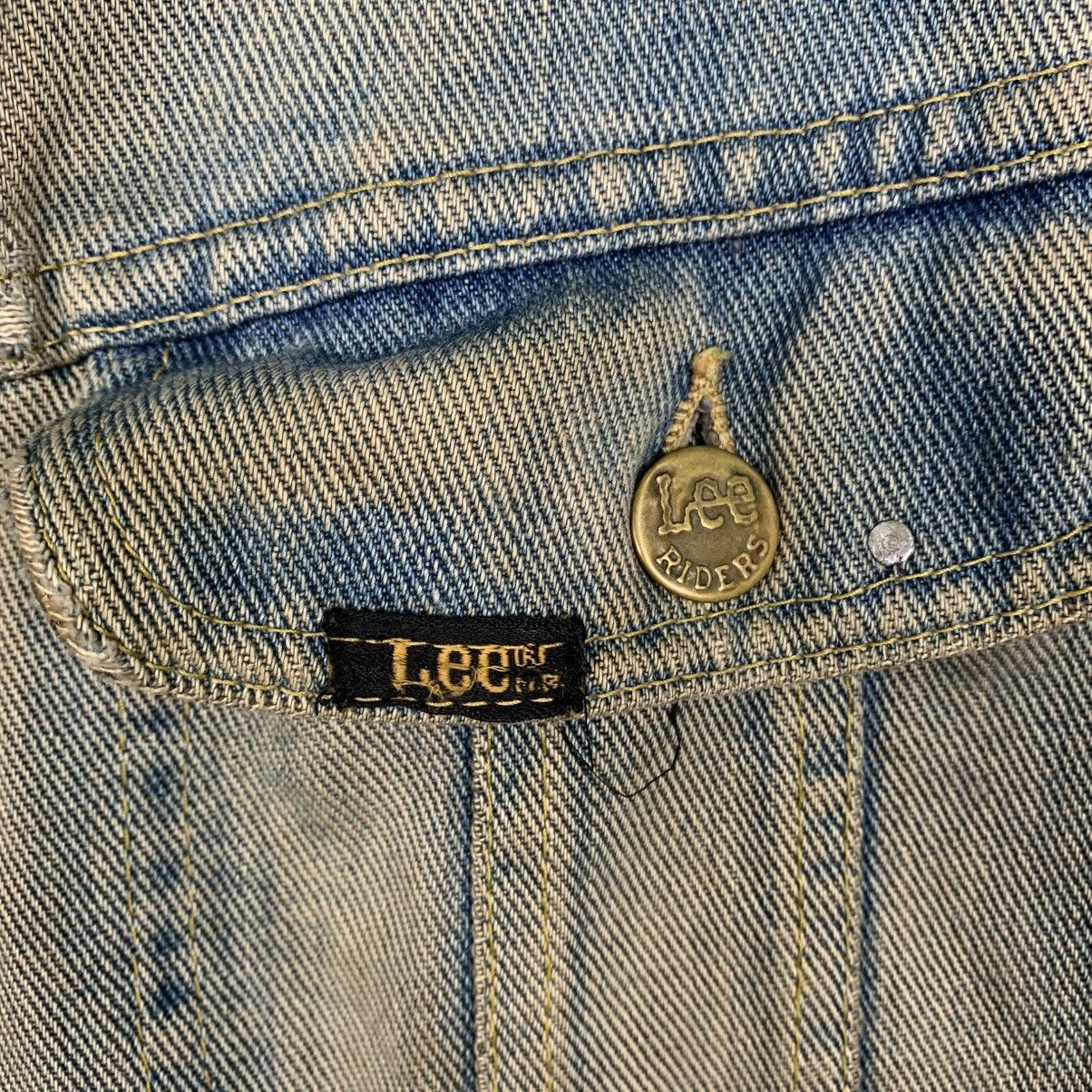 Lee Vintage 80s Lee Biker Denim Vest Size US M / EU 48-50 / 2 - 14 Thumbnail