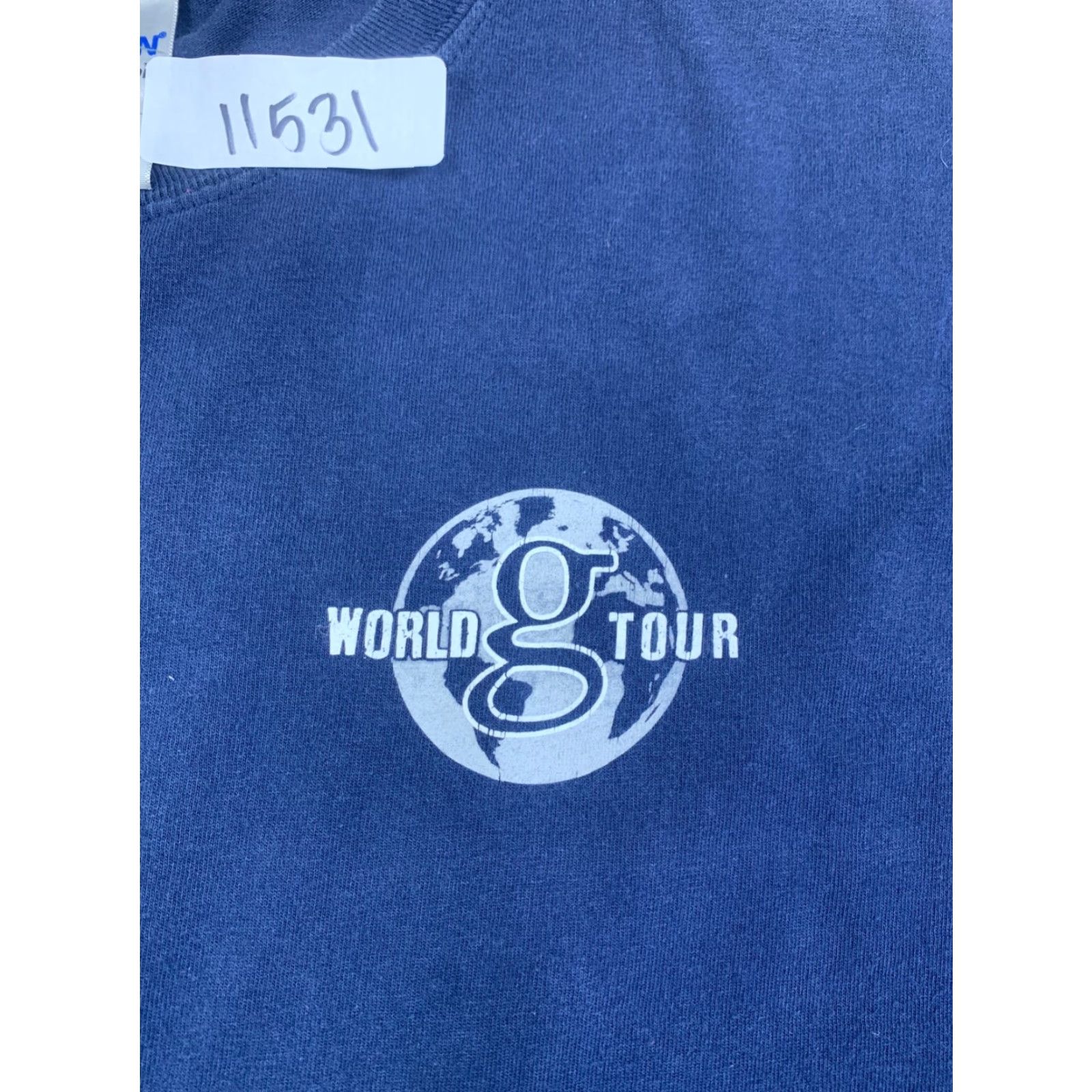 Gildan Garth Brooks Trisha Yearwood World Tour Shirt Mens L Blue Country Music Tour 2015 Size US L / EU 52-54 / 3 - 3 Thumbnail