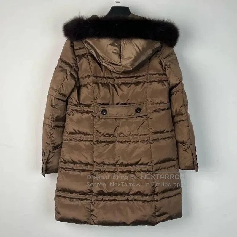 Max Mara MaxMara Brown Winter Down Coat for Women . Size M / US 6-8 / IT 42-44 - 2 Thumbnail