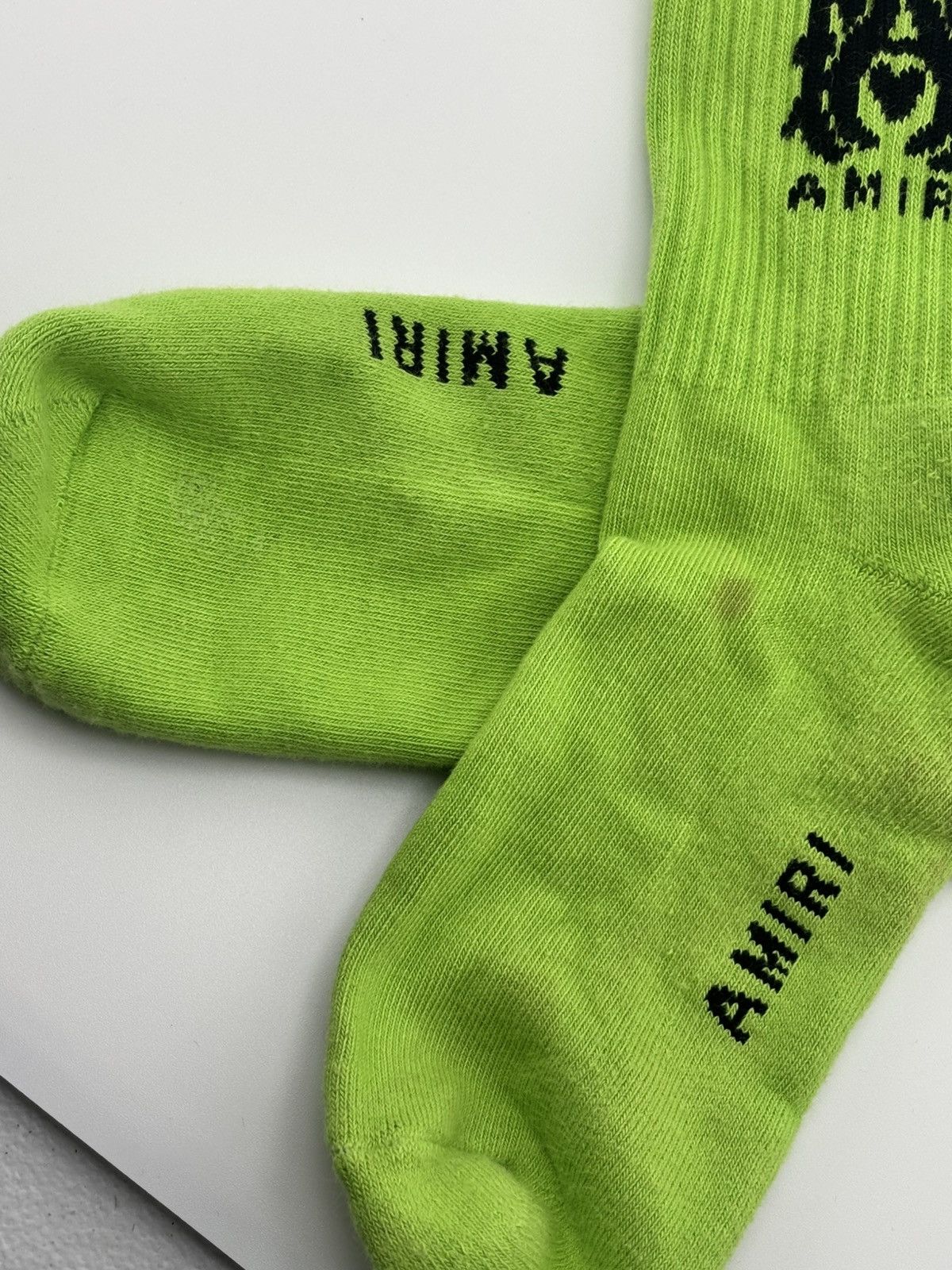 Amiri AMIRI SOCKS GREEN Size ONE SIZE - 5 Thumbnail