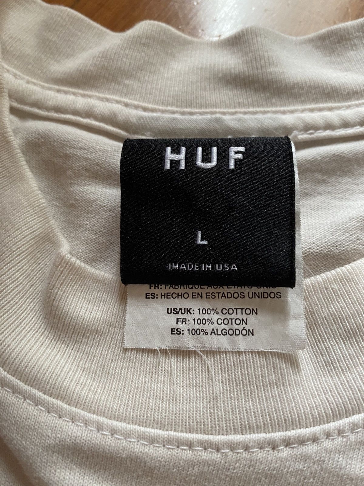 Midnight Organic Huf x Larry June Midnight Organic Tee Size US L / EU 52-54 / 3 - 3 Thumbnail
