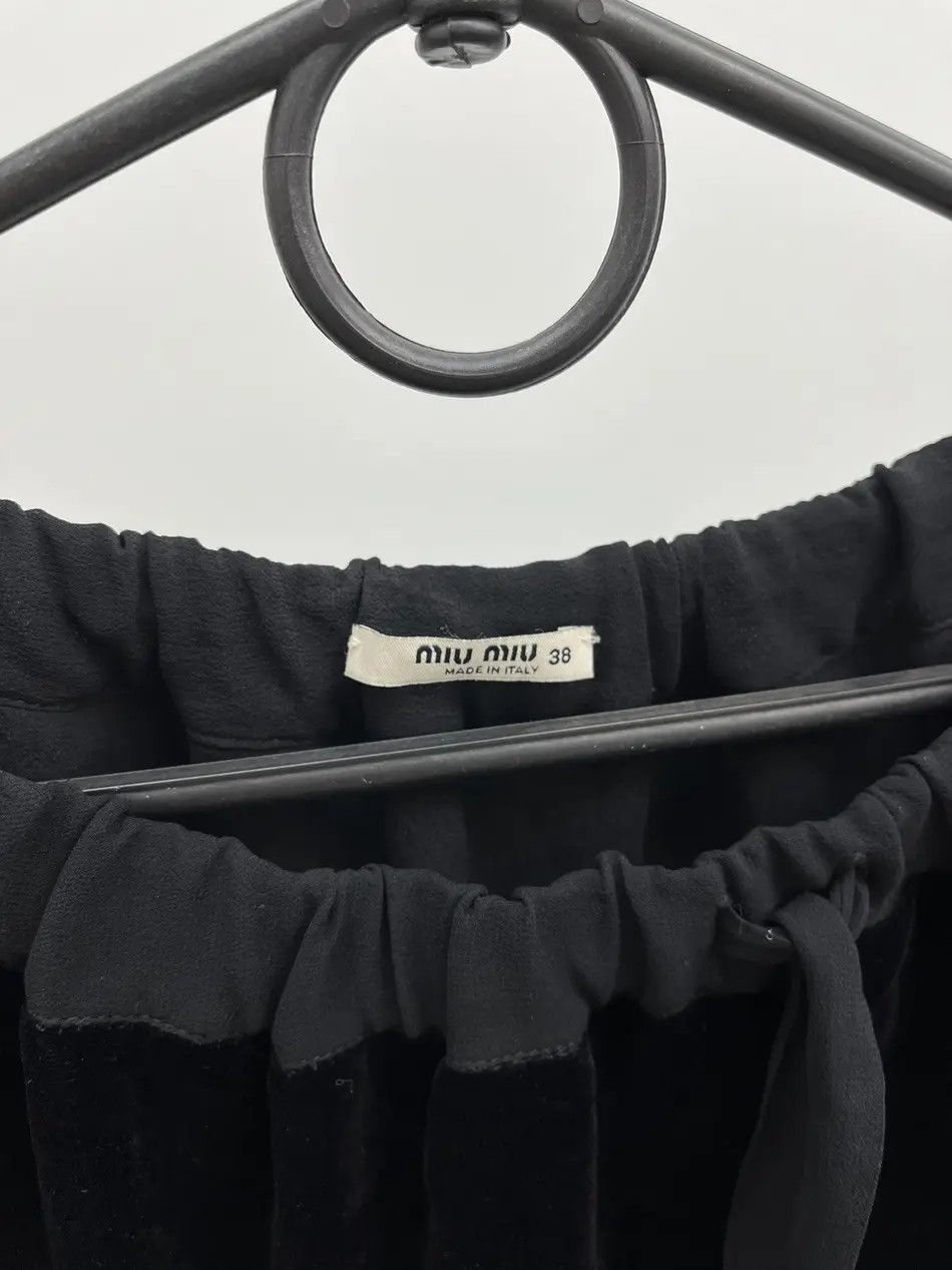 Miu Miu Miu Miu Silk Velvet Skirt Size 26" / US 2 / IT 38 - 2 Thumbnail