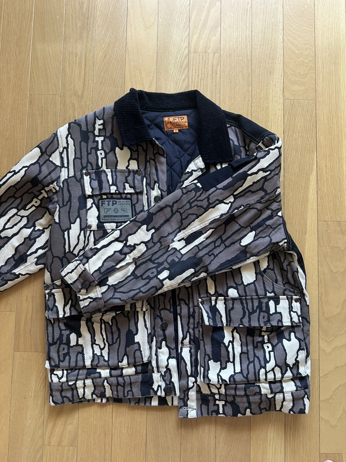 Fuck The Population FTP Hunting Jacket Treebark Camo Medium Size US M / EU 48-50 / 2 - 2 Thumbnail